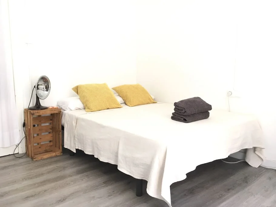 Space was small here but it really was so perfect and all the space we needed. The bed was comfy, clean, + soft. You could tell Juan (our host) is an artist + a romantic. Every little detail in his house was so intentional. (Photo also taken by Juan).