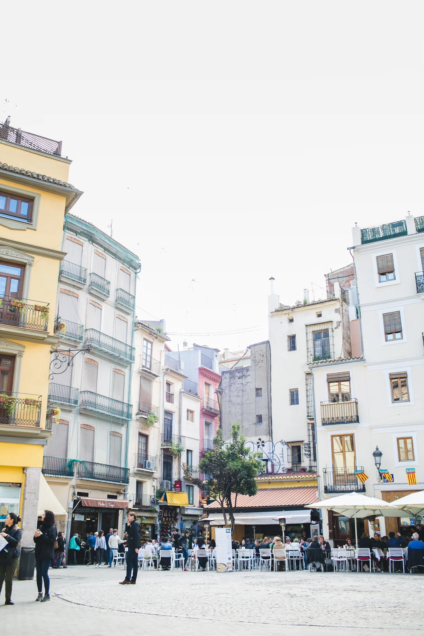 One of the alleyways led us to this cute little plaza.
