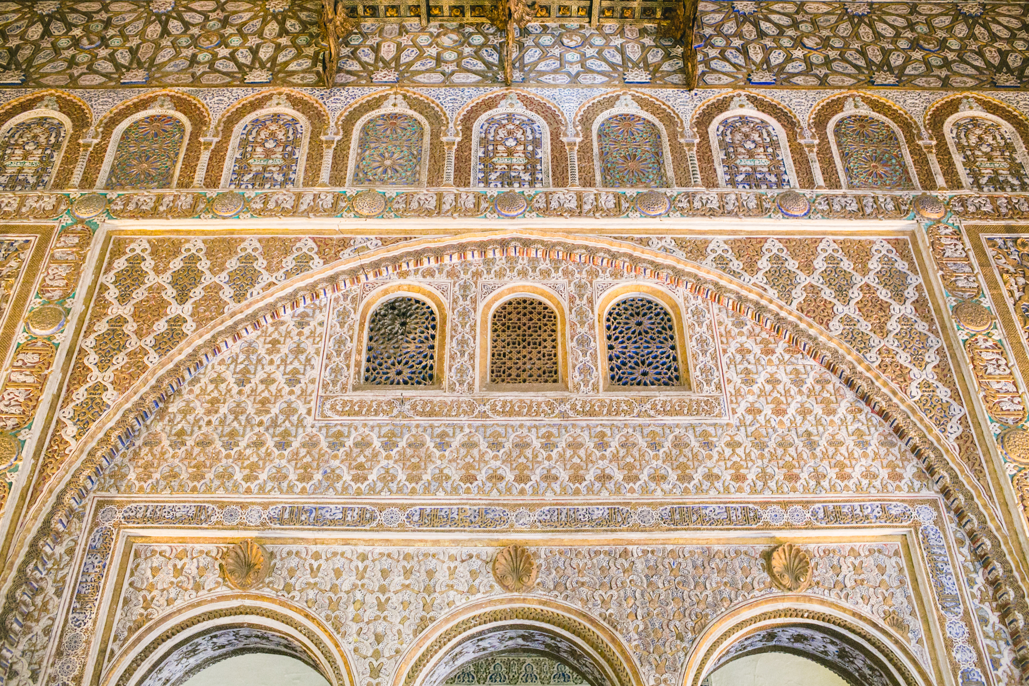 Interior of Real Alcazar palace