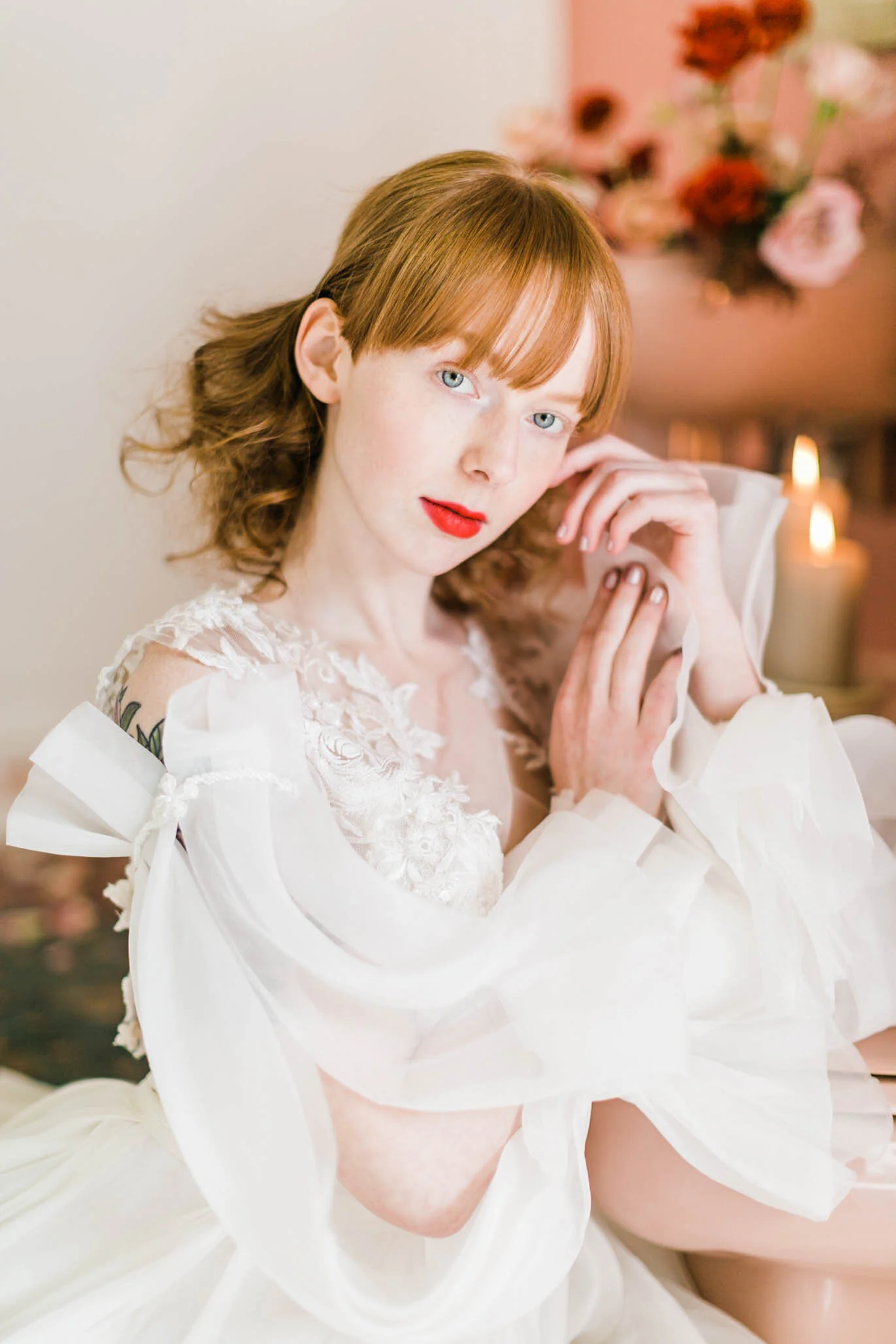 Romantic Red Styled Wedding Photographer