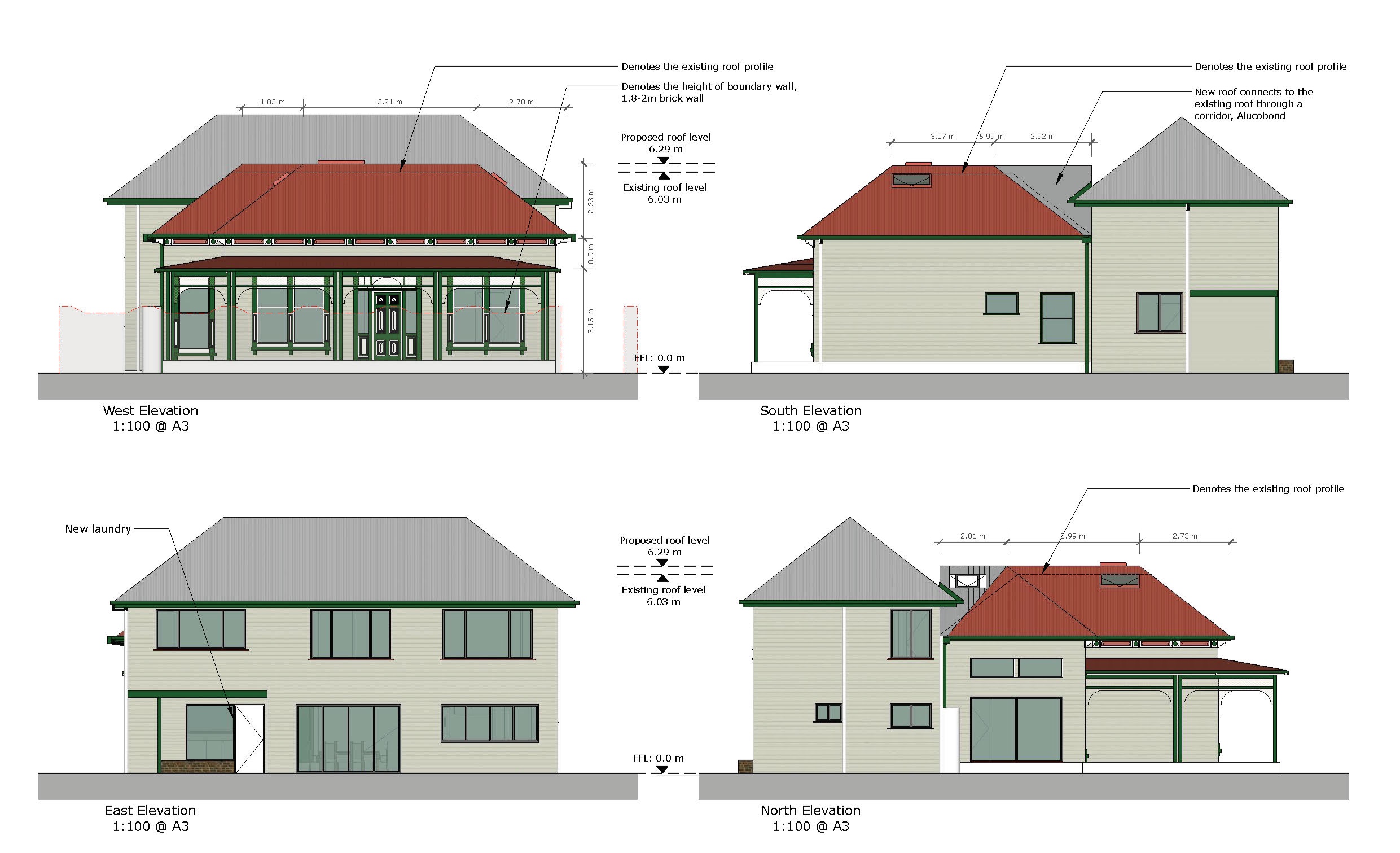 Heritage Architect Ballarat - drawings, elevations