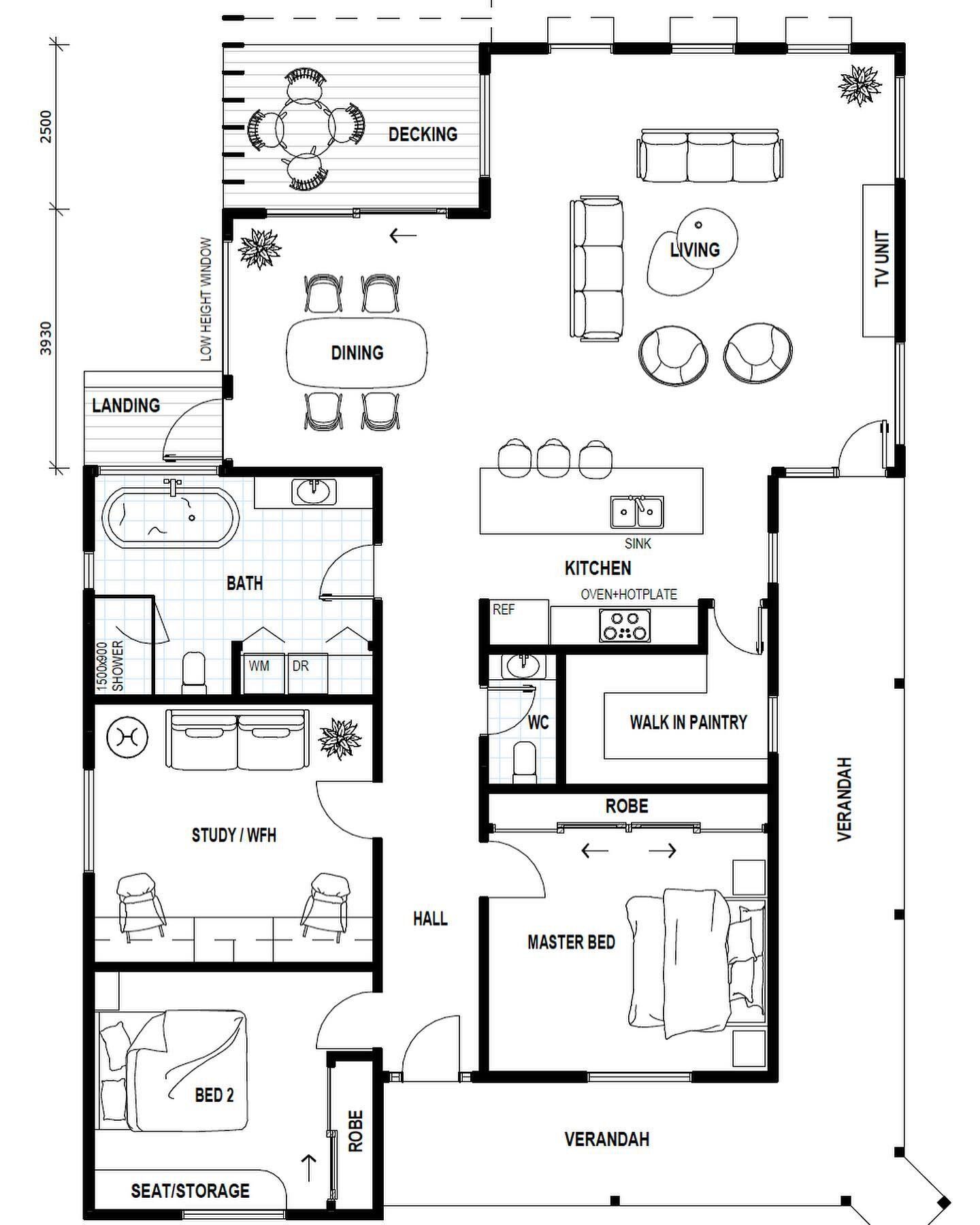 Getting close to finishing the Design of our Dimboola renovation/extension

#australianarchitects #renovation #extensions #residentialdesign #herestudio