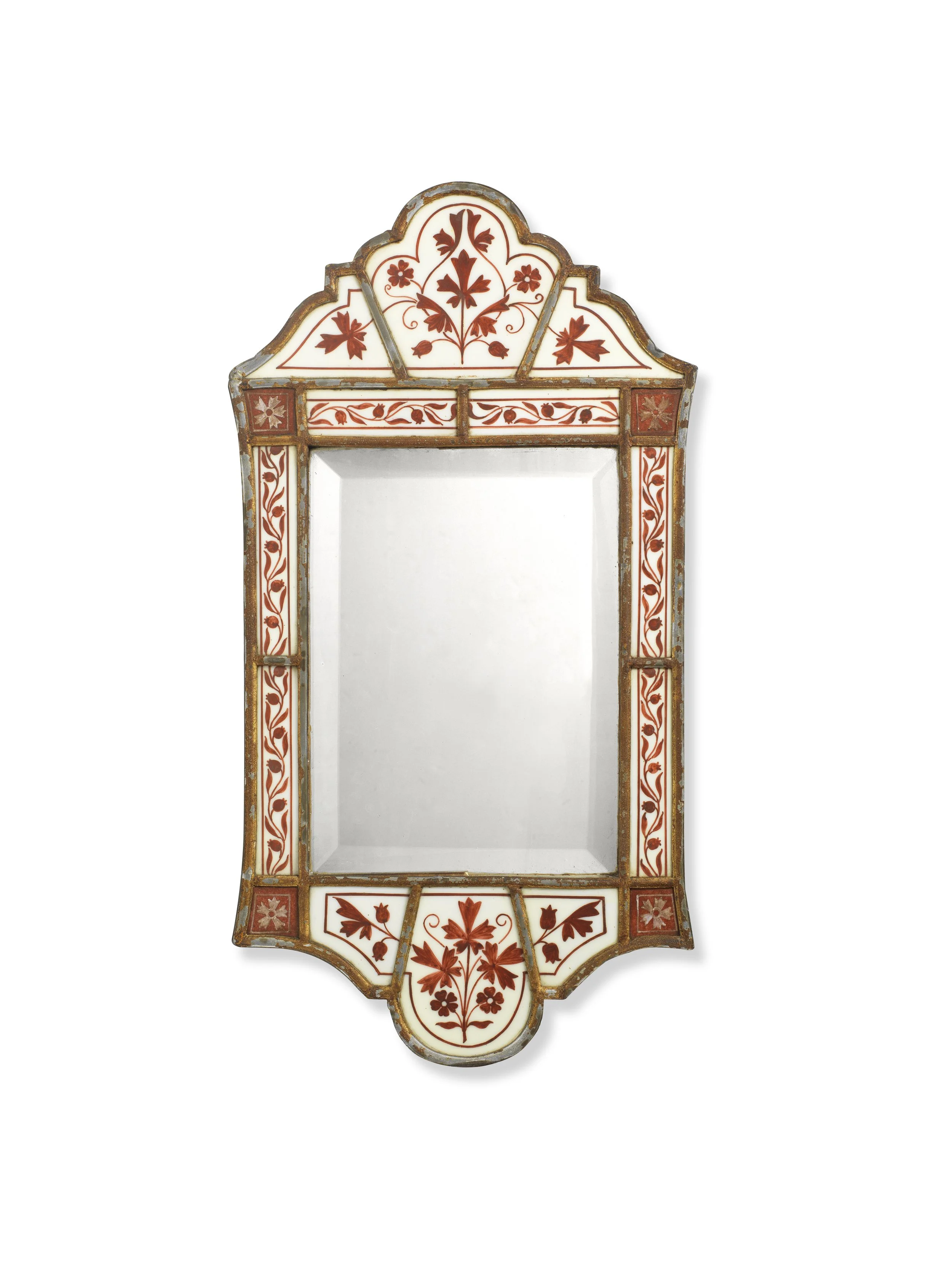 Art Glass James Powell and Sons Mirror Aesthetic Period Mirror Antique Aesthetic Mirror Arts and Crafts mirror Antique Arts and Crafts Mirror