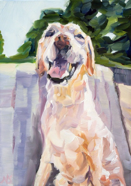  Freedom Rider in a Convertible II, 6 x 8 inches&nbsp; 