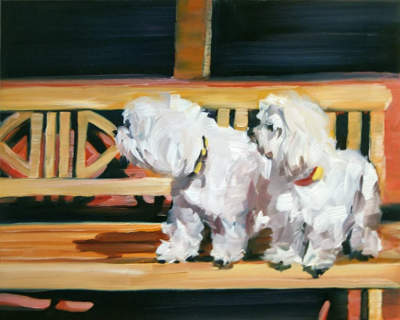  NYC Watchdogs, 10 x 8 inches, SOLD 