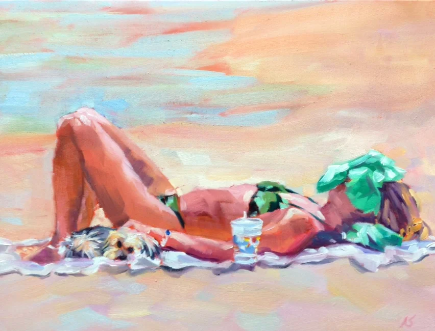  I Spy Camouflaged Bathing Beauties! 8 x 6 inches 