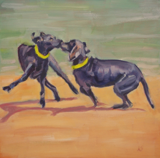  Glow sticks II, 6 x 6 inches 