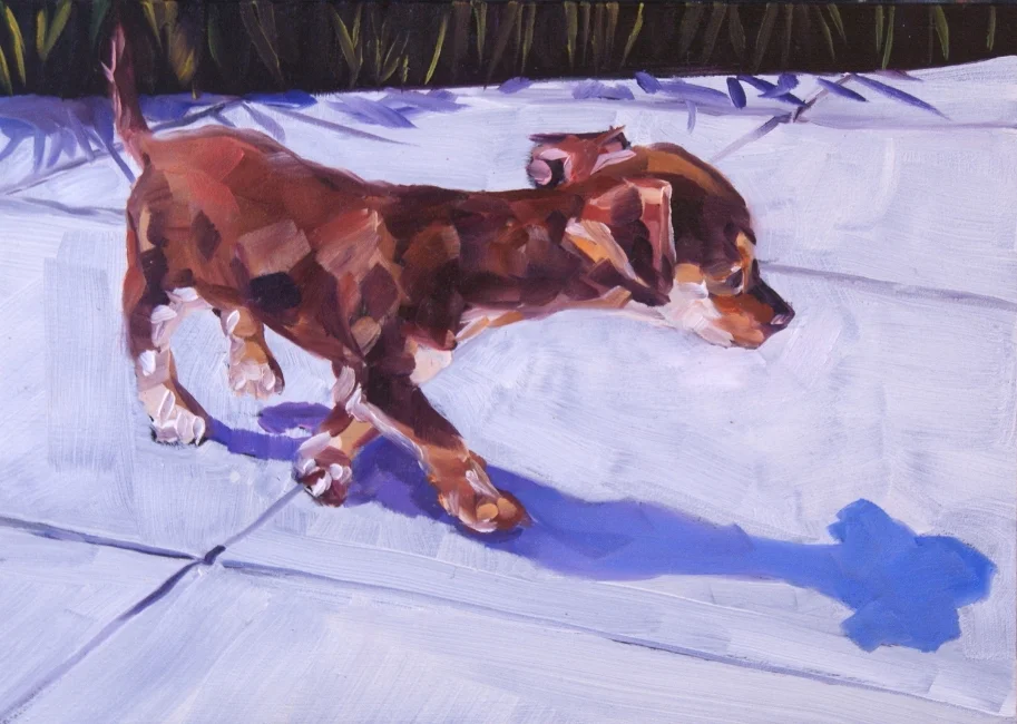  Citibank Boy, 8 x 6 inches, SOLD 