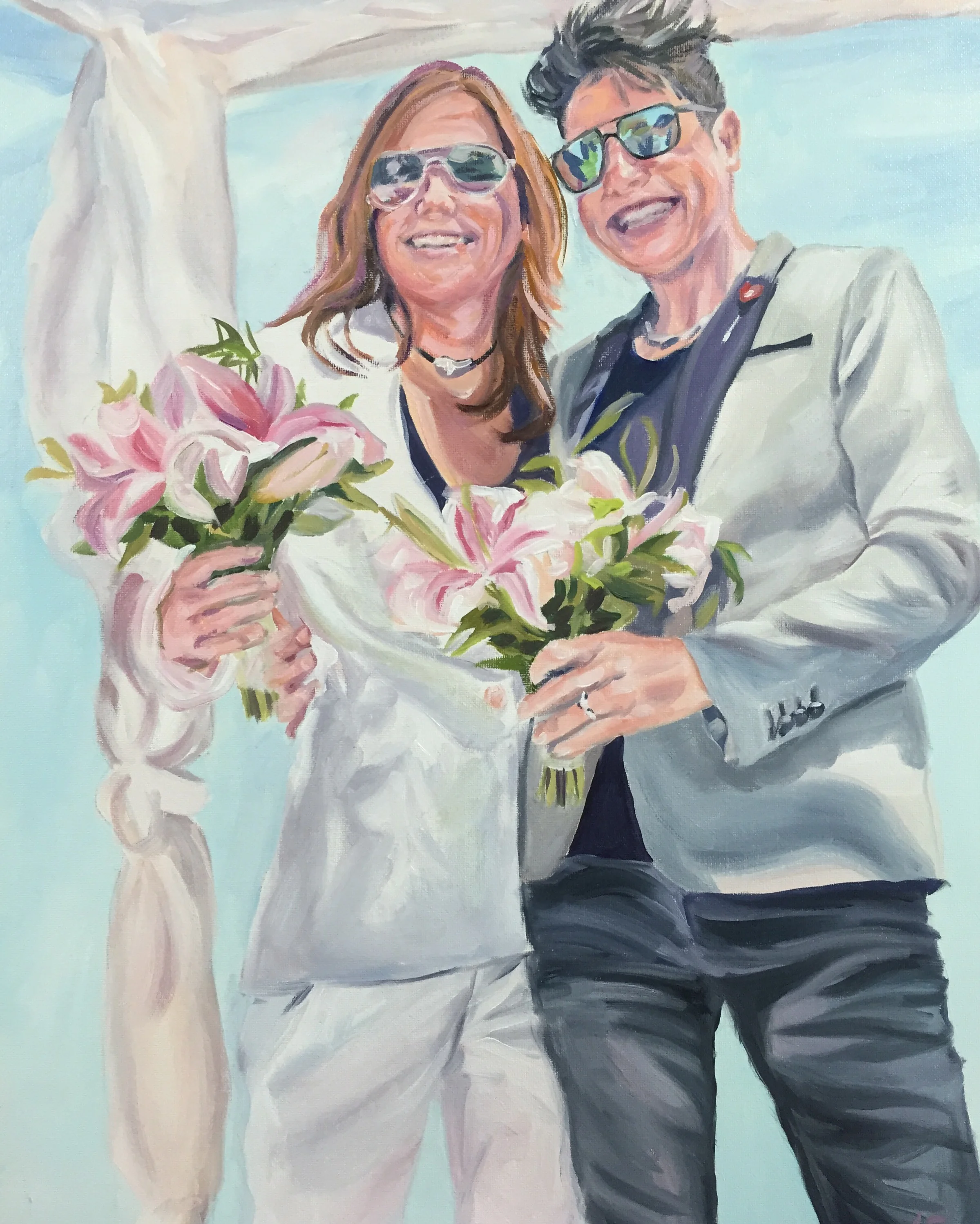 Wedding Portrait of Same Sex Marriage
