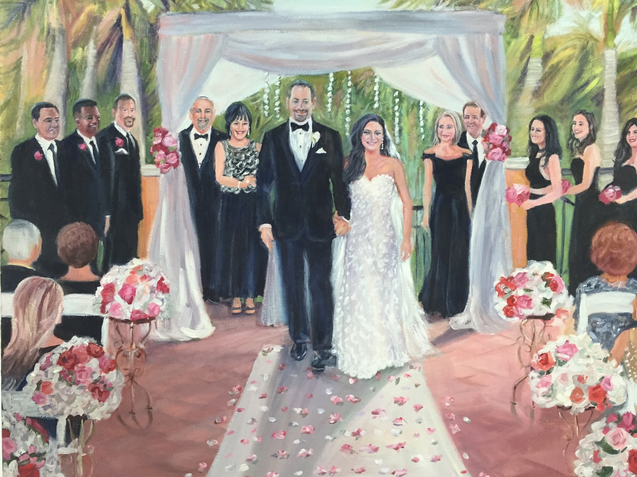 Wedding Portrait of Jenna and Adam
