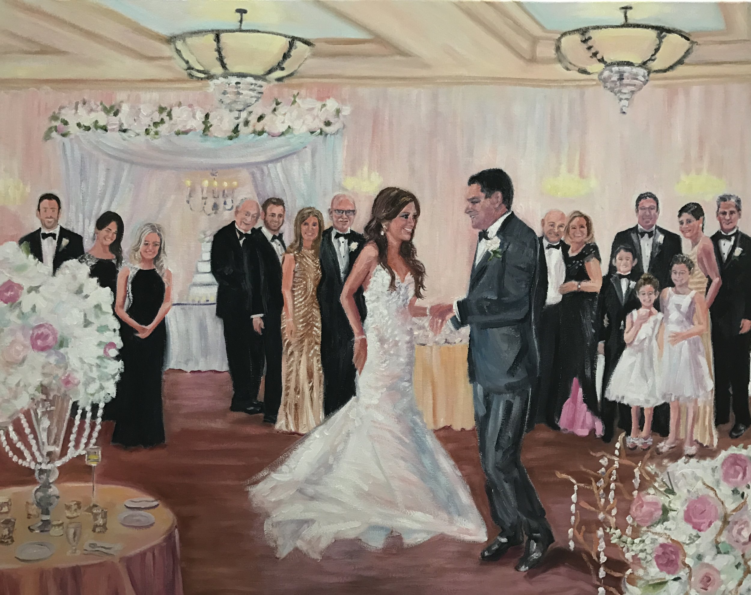 Wedding Portrait of Lauren and Dave