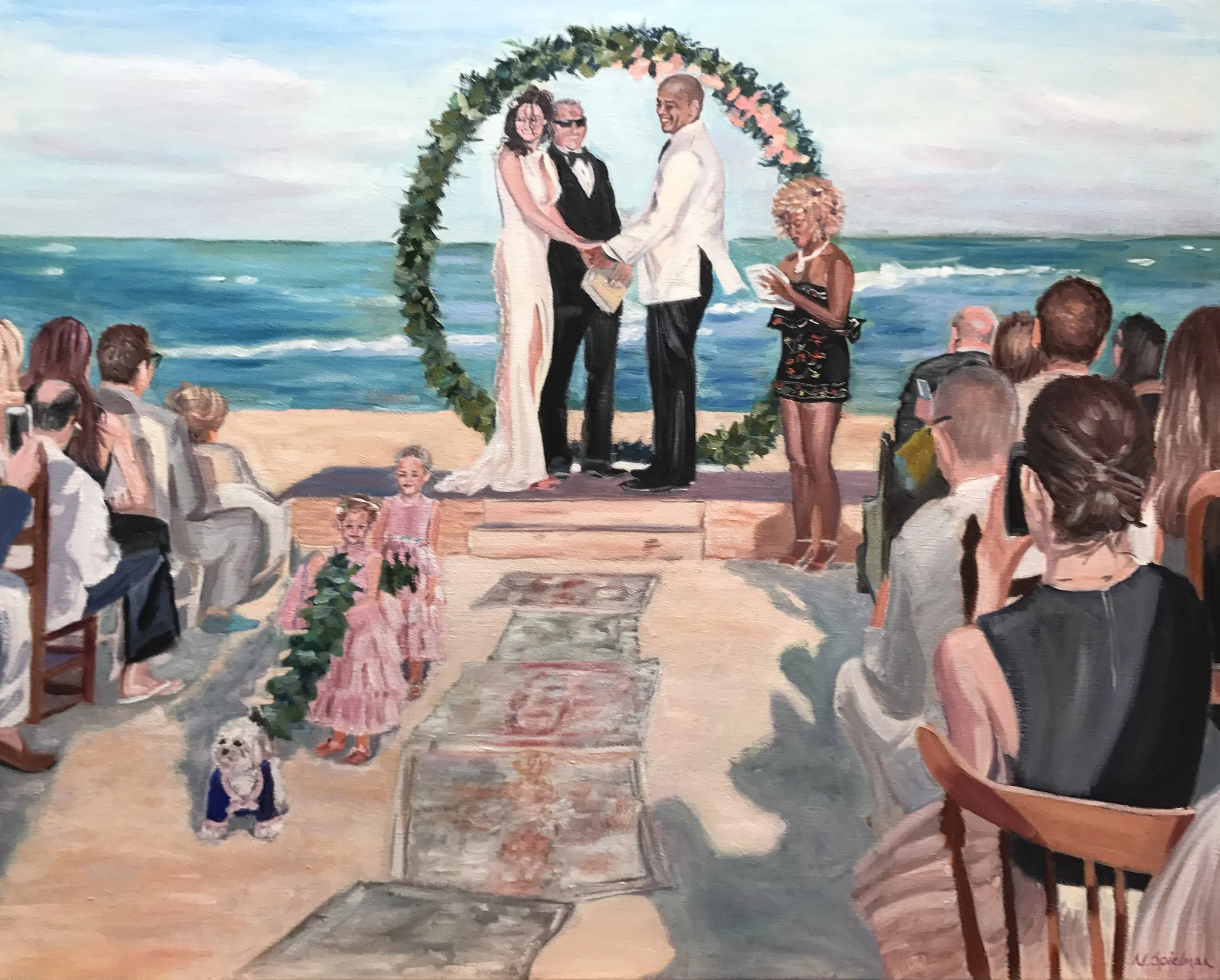 Wedding Ceremony, Live Event Painting