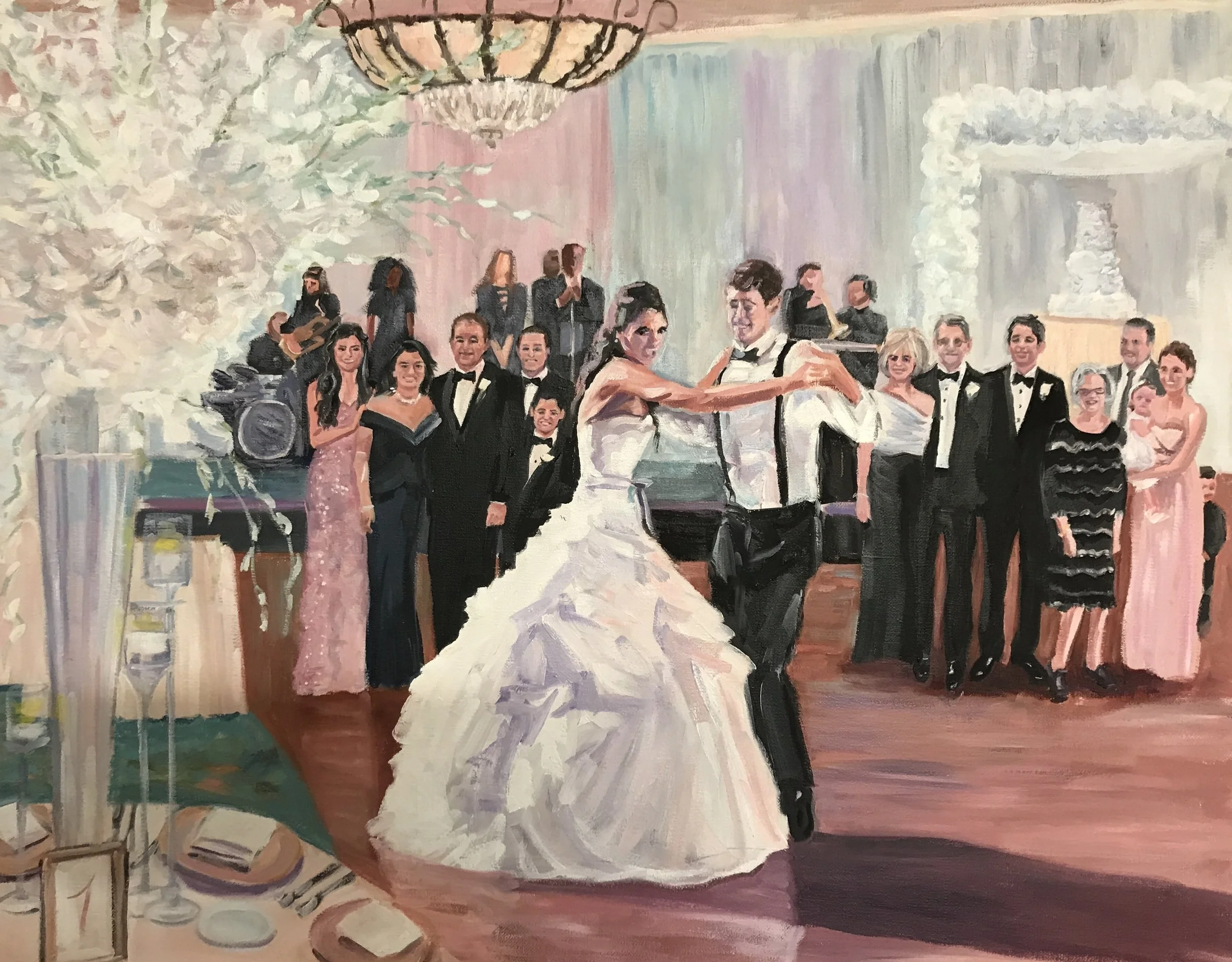 First Dance, Live Event Painting