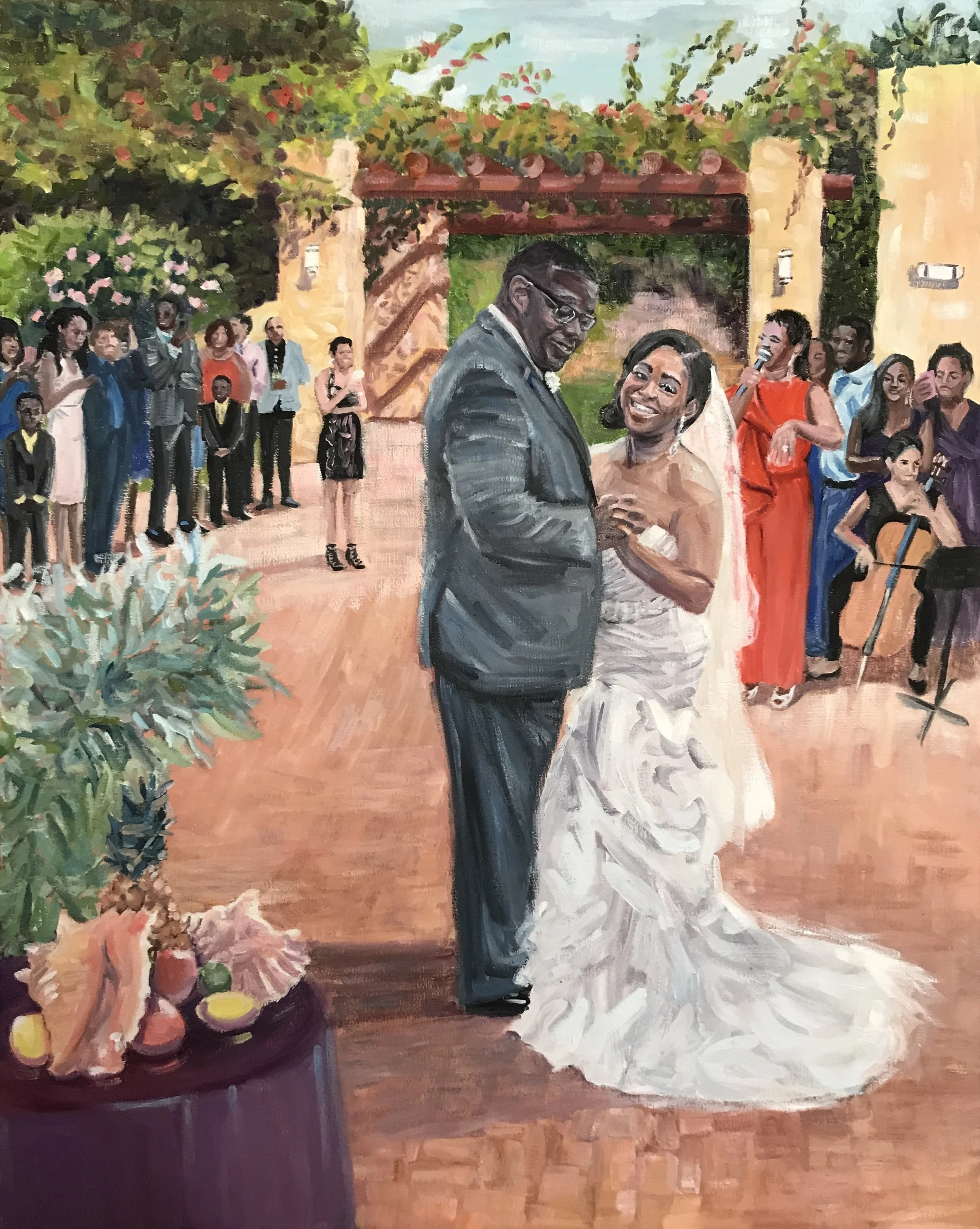 First Dance, Live Event Painting
