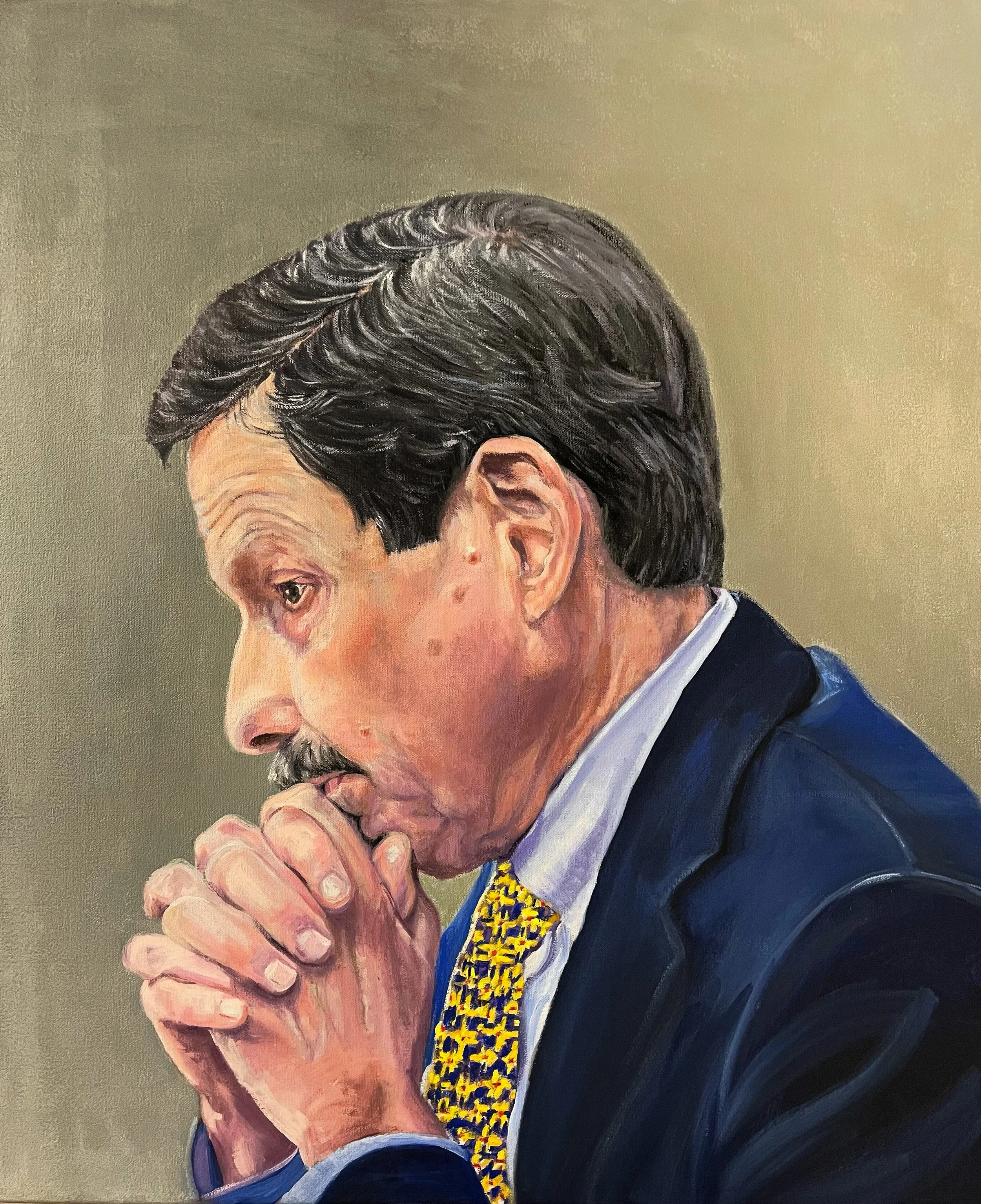 Portrait of Law Professor for The School