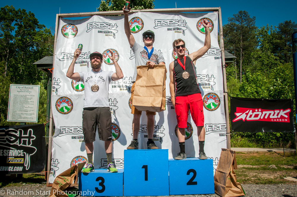 Expert Men Podium (Ben Hobbs, Chris Wyatt, Ross Monckton) - Photo: Random Start Photography