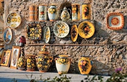 Vietri Ceramics, Traditional Lemon Motif