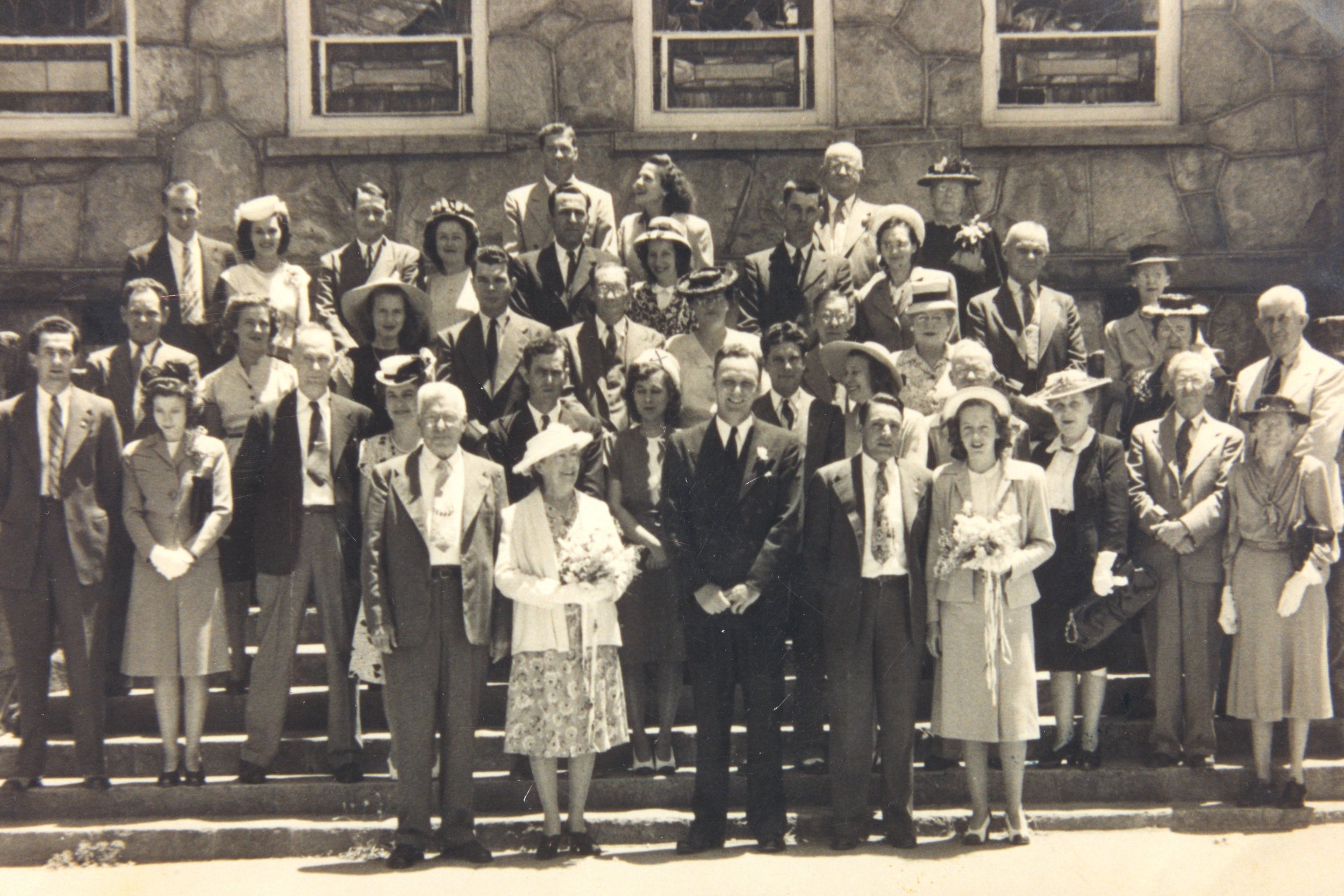 Methodist Church 1950s Dr. and Mrs. Dover o back row.jpg