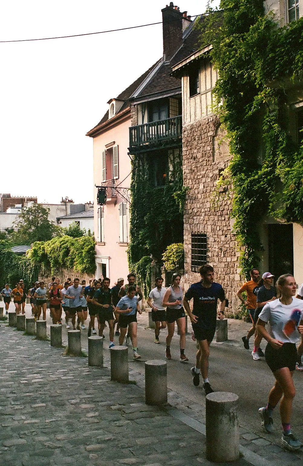 Courir sur les collines de Montmartre