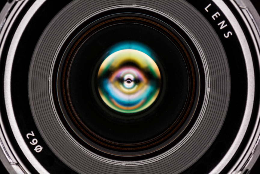 Front element of a camera lens