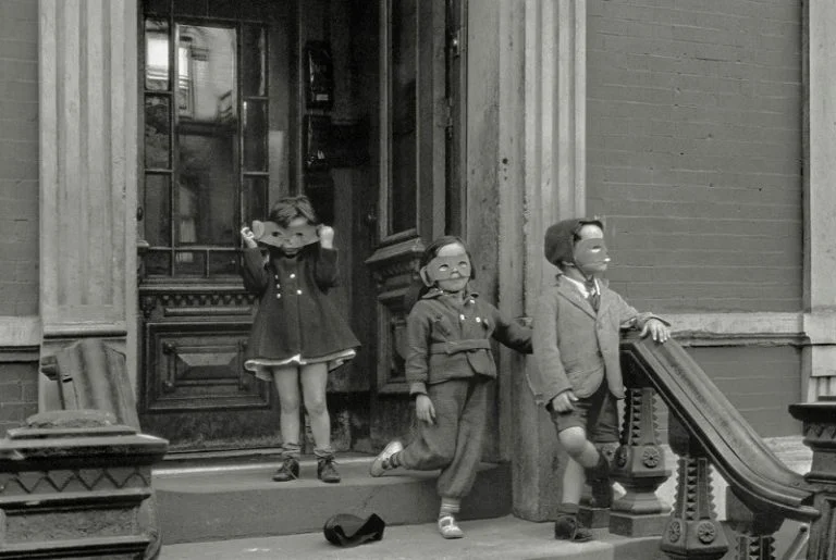 “Halloween.” One of Helen Levitt’s most celebrated photographs of all time.