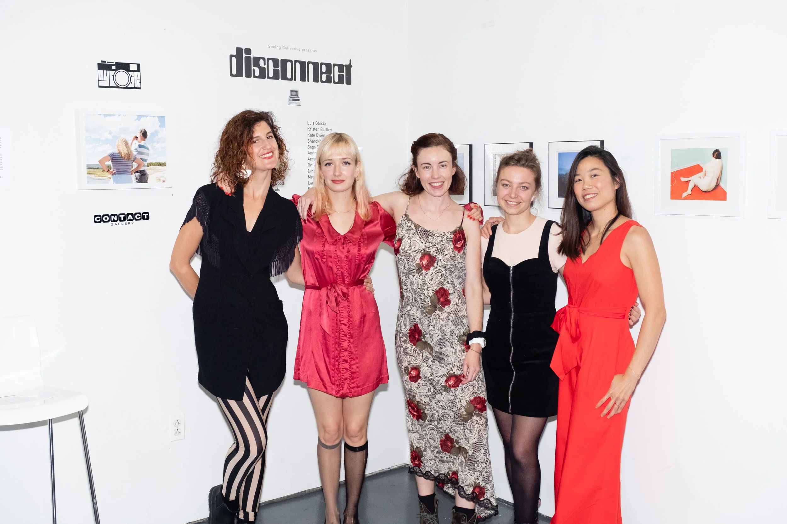 SeeC Show Organizers (Left to right): Sina Basila, Fiona Veronique, Megan Mack, Birgit Buchart, Lanna Apisukh.