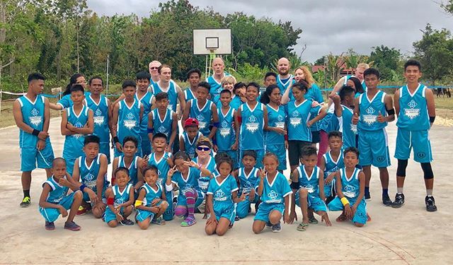 We at #humanility are so grateful to Todd Bloom and Bent Tree Church for our new basketball court and to Randy Knutson and Gail and DynaQuest for the uniforms made special for our kids ... the first ever in their lives!
