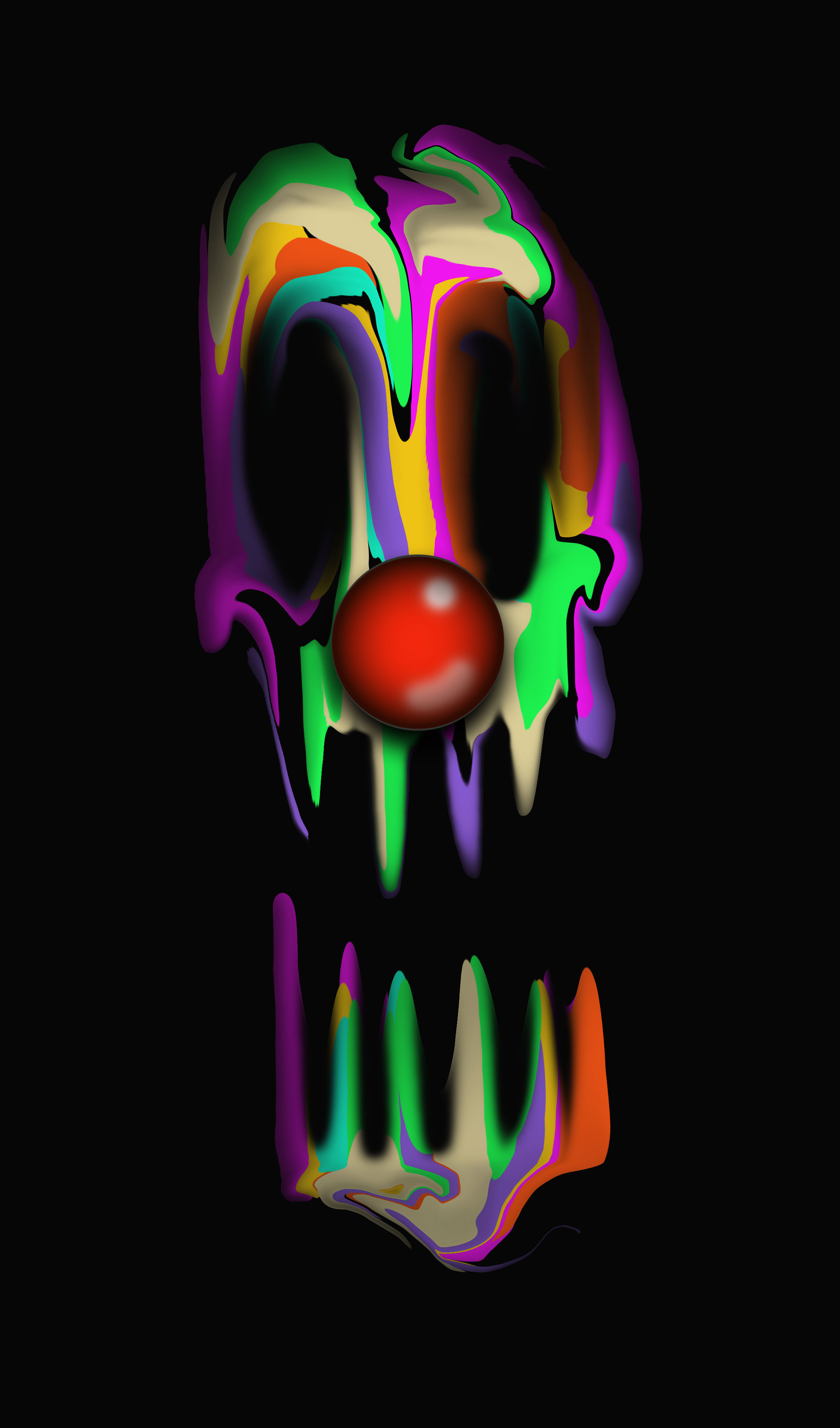 Clown Skull 15