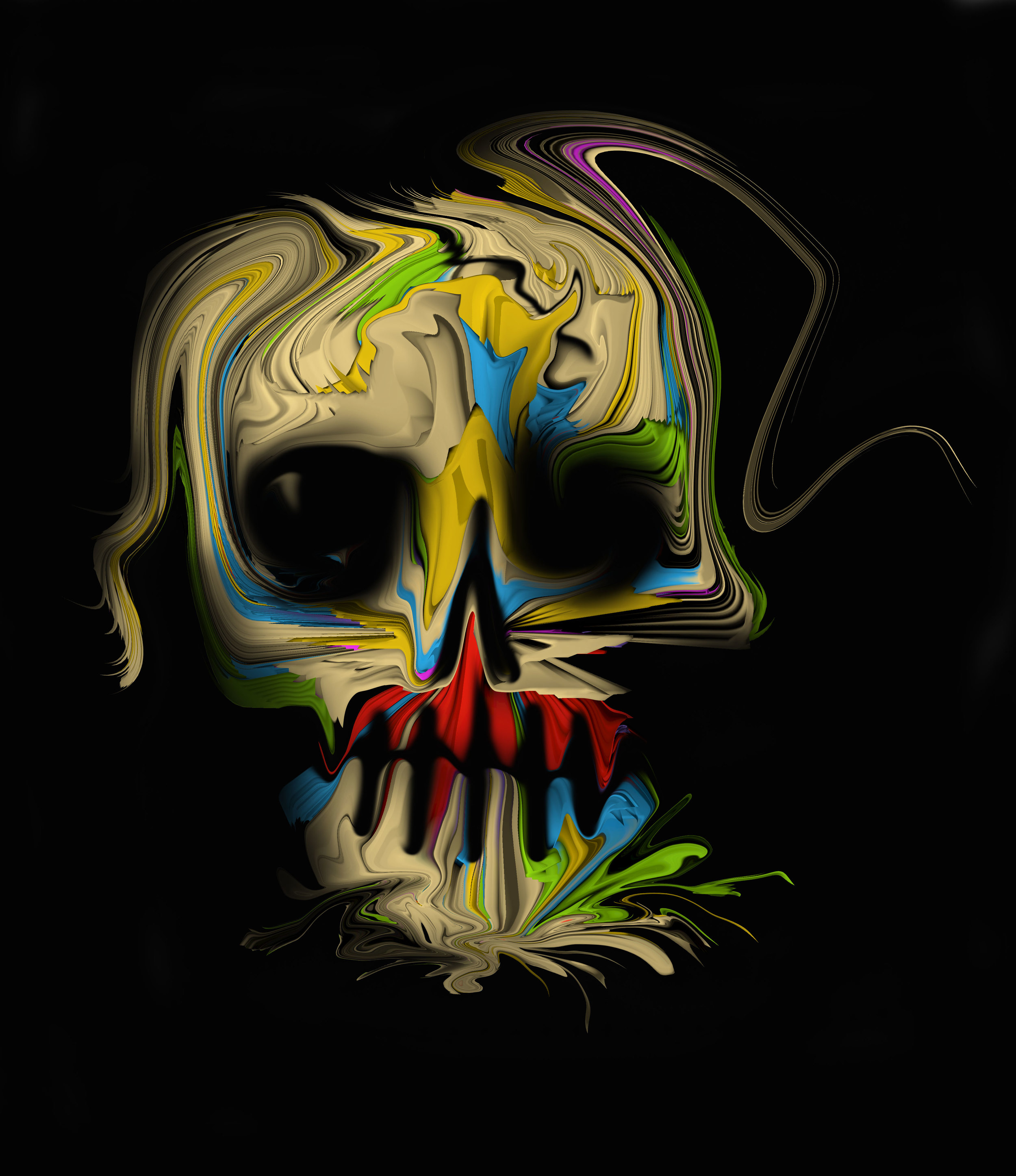 Clown Skull 6