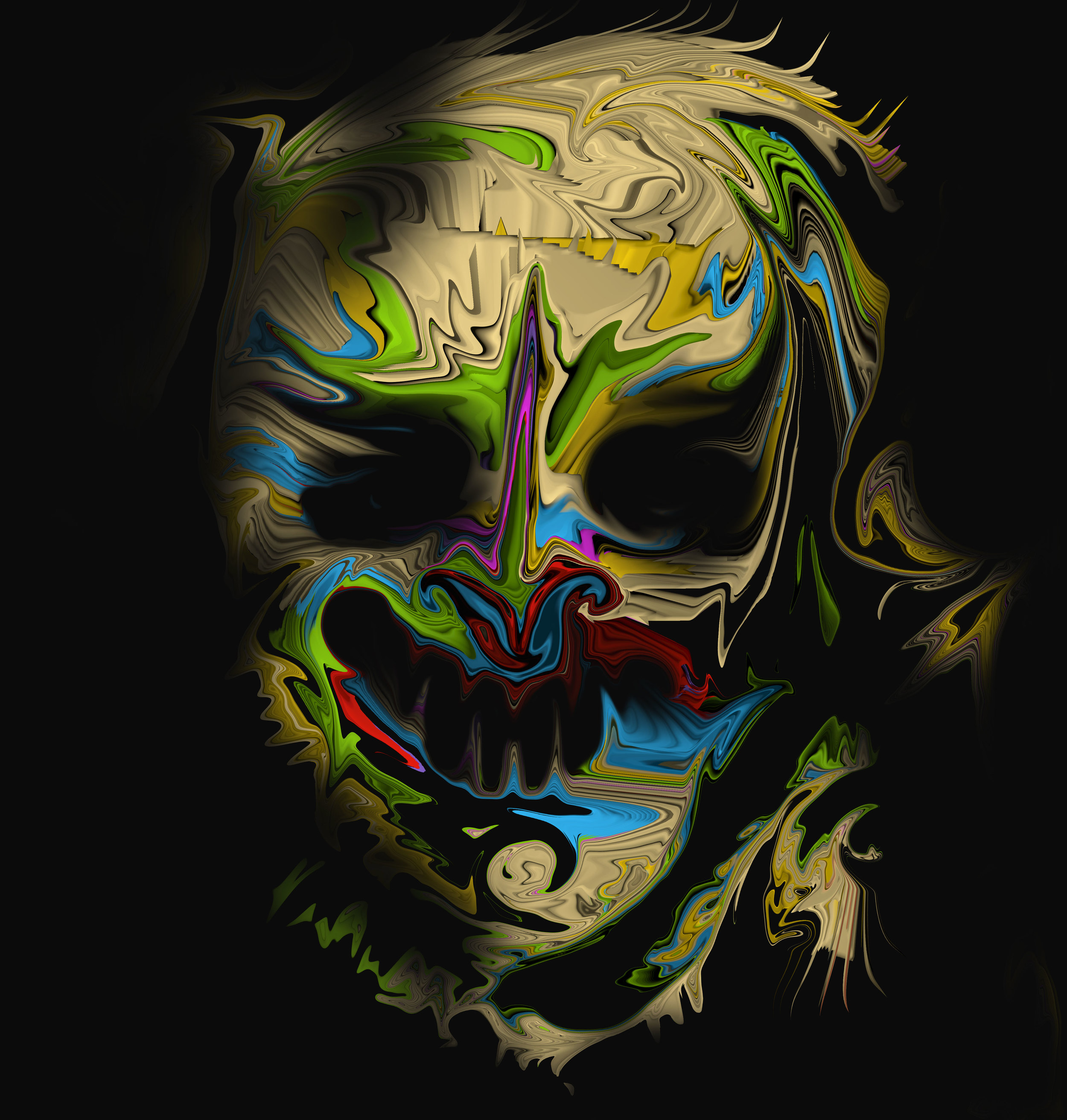 Clown Skull 10
