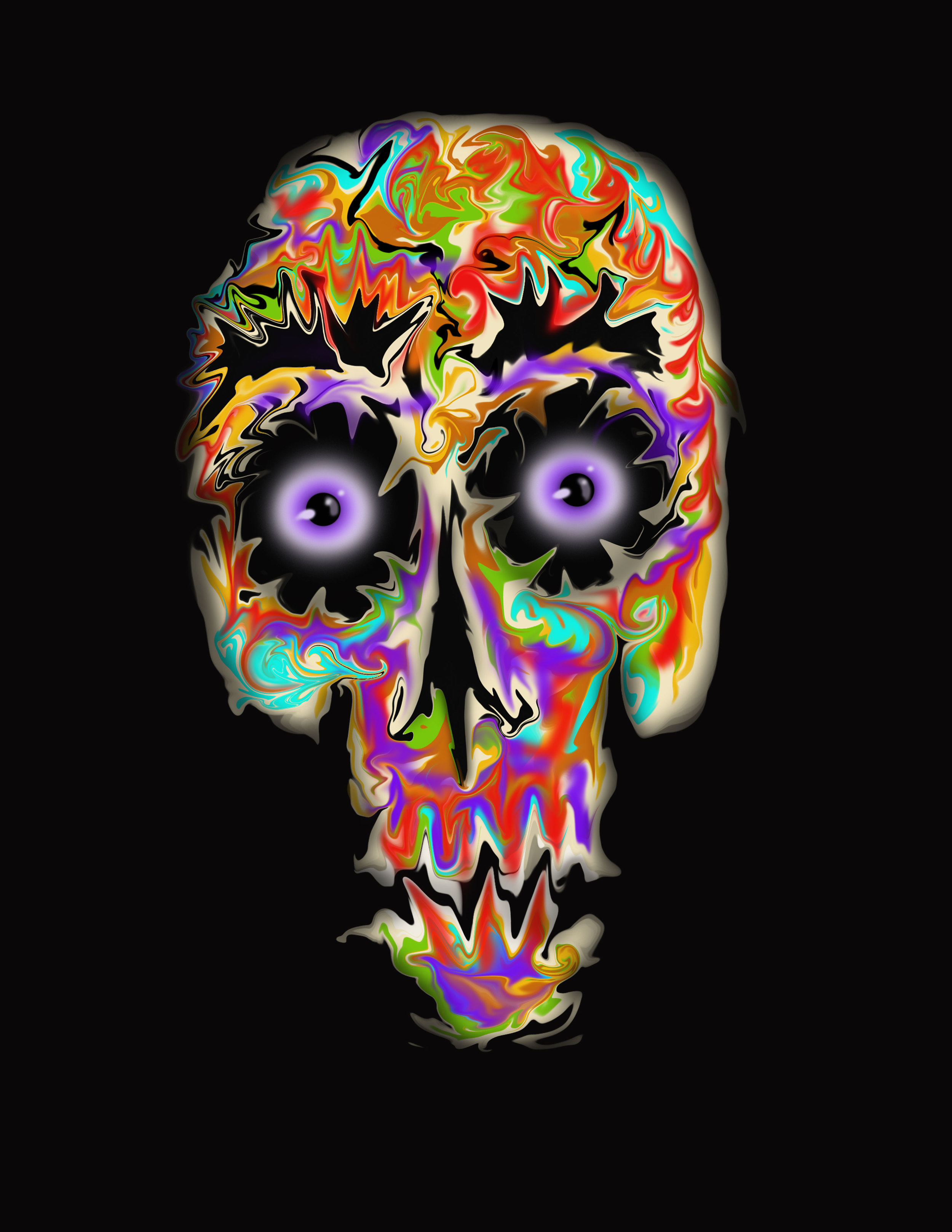 Clown Skull 12