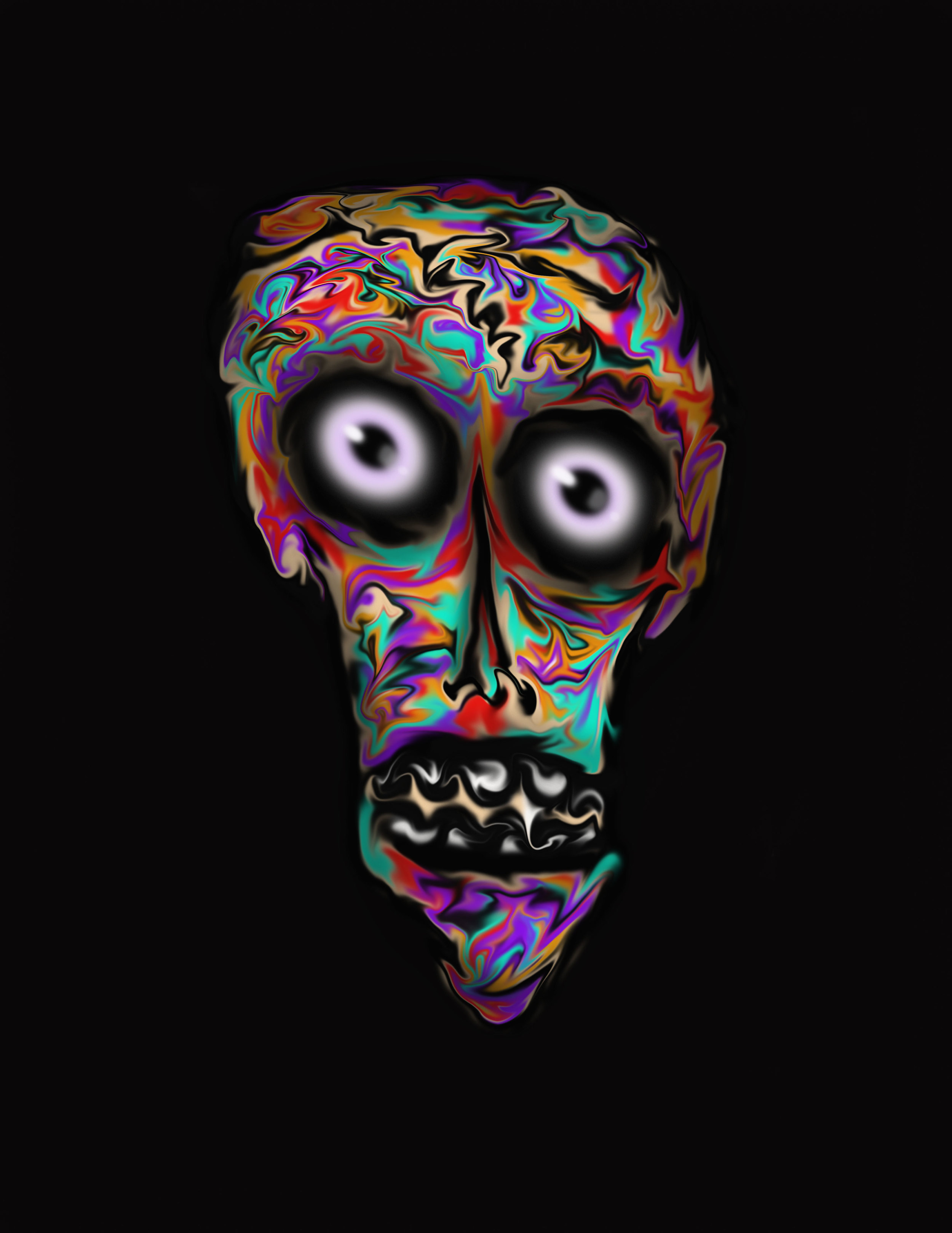 Clown Skull 14