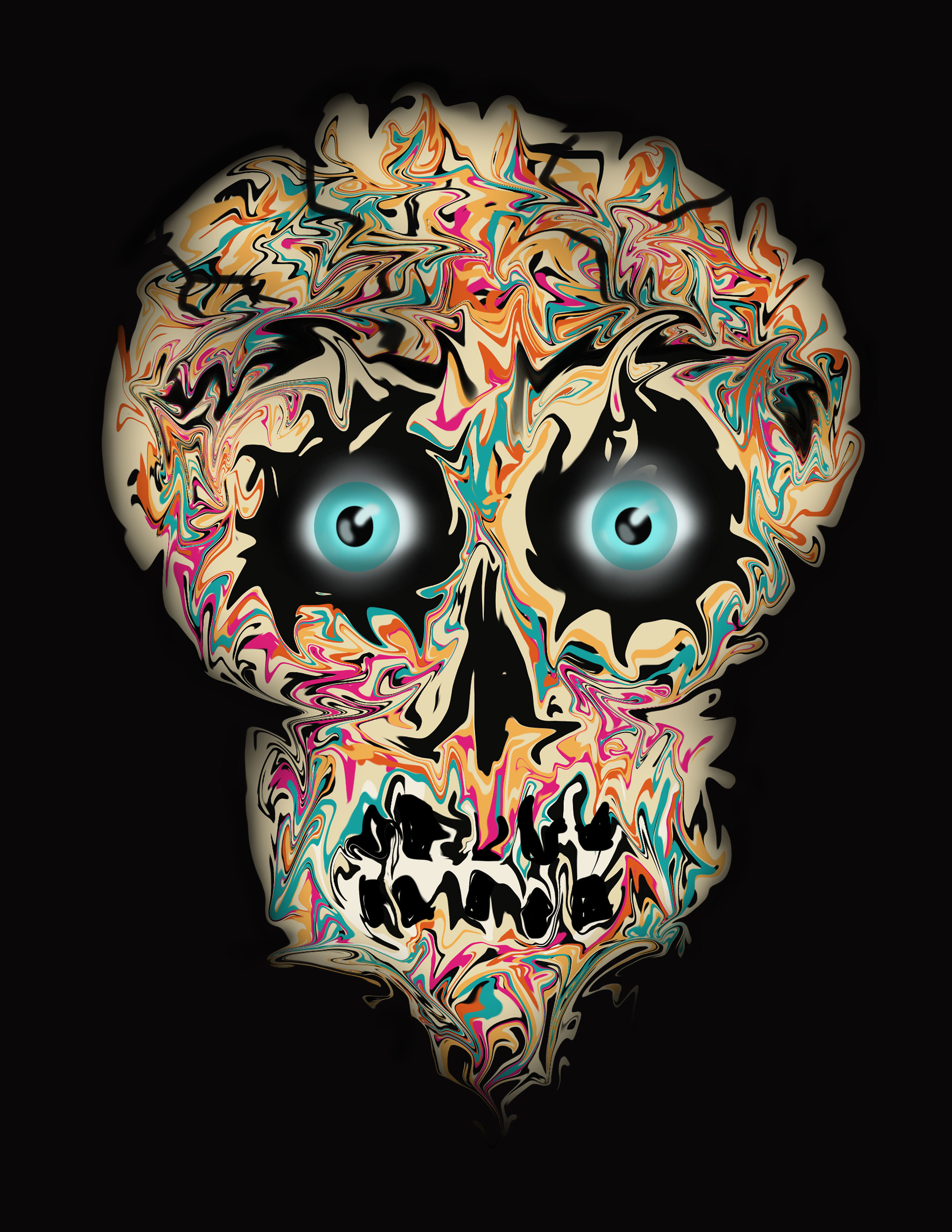 Clown Skull 17