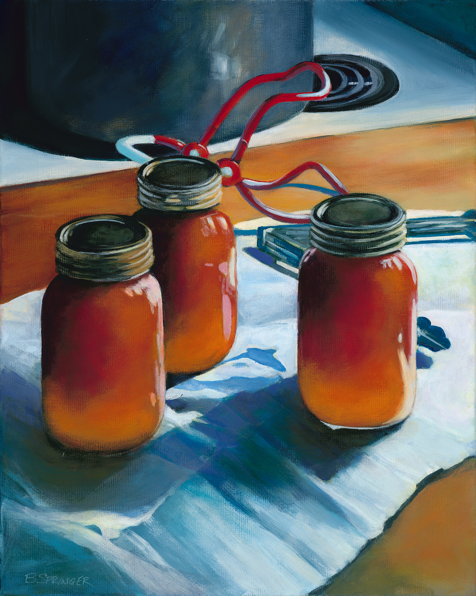 Jammed Up - 16 x 20 Acrylic