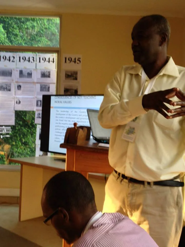 54-RGTA Leader Silas leads a workshop on the importance of ethics in teaching about genocide — at Rwanda-Kigali.jpg