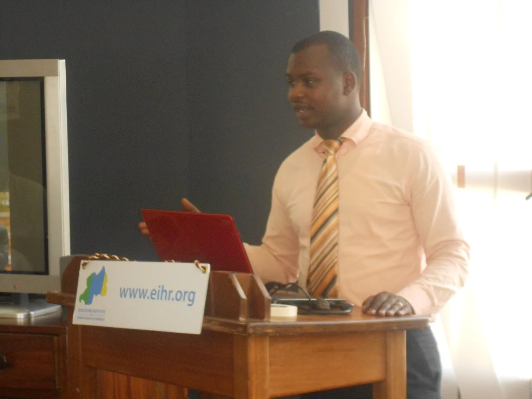EIHR Kigali 2011-27-Freddy Mutanguha is a survivor of the 1994 Genocide Against the Tutsi and is currently the director of the Kigali Genocide Memorial in Rwanda.jpg