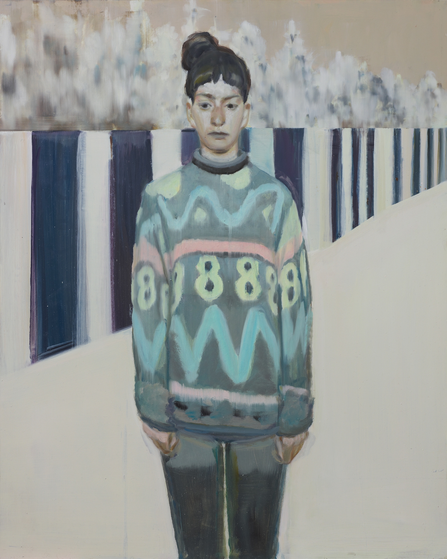 »Caro in Meußlitz« · 100 x 80 cm · Öl auf MDF · 2013