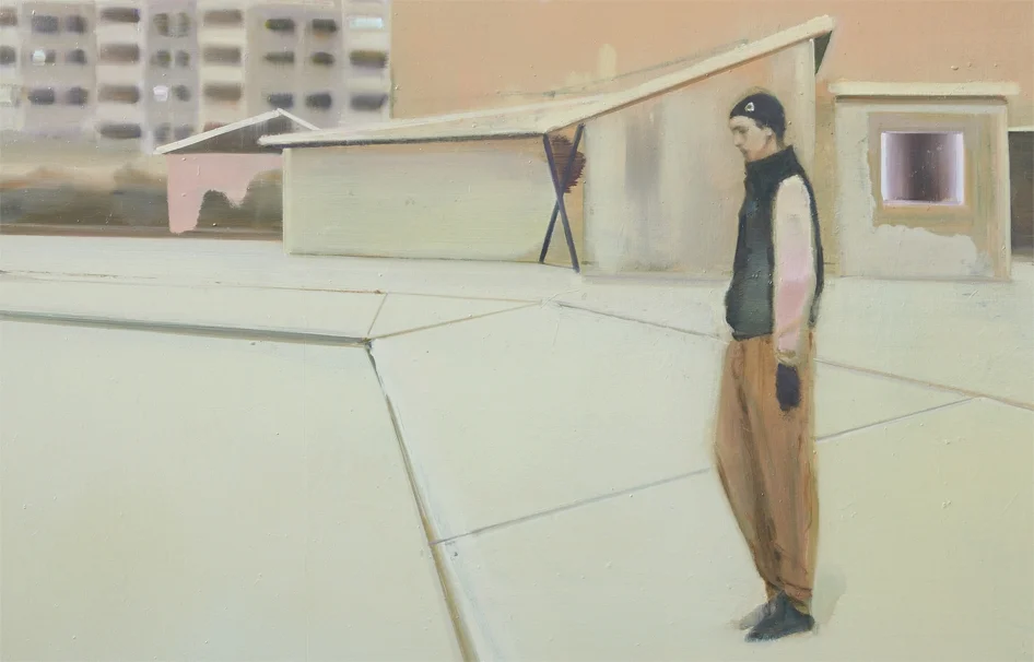 »Novemberbild« · 112 x 155 cm / 44 x 61 in · oil on wood · 2014