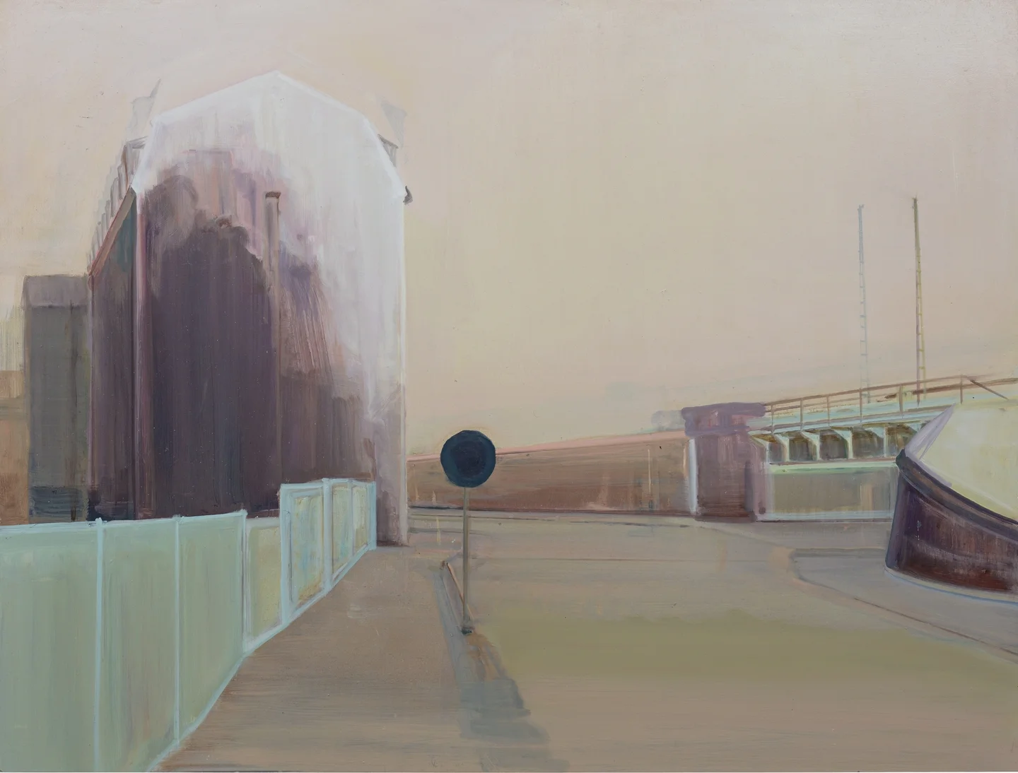 »Abzweig Friedrichstadt II« · 75 x 100 cm / 29 1/2 x 39 1/3 in · oil on wood · 2012