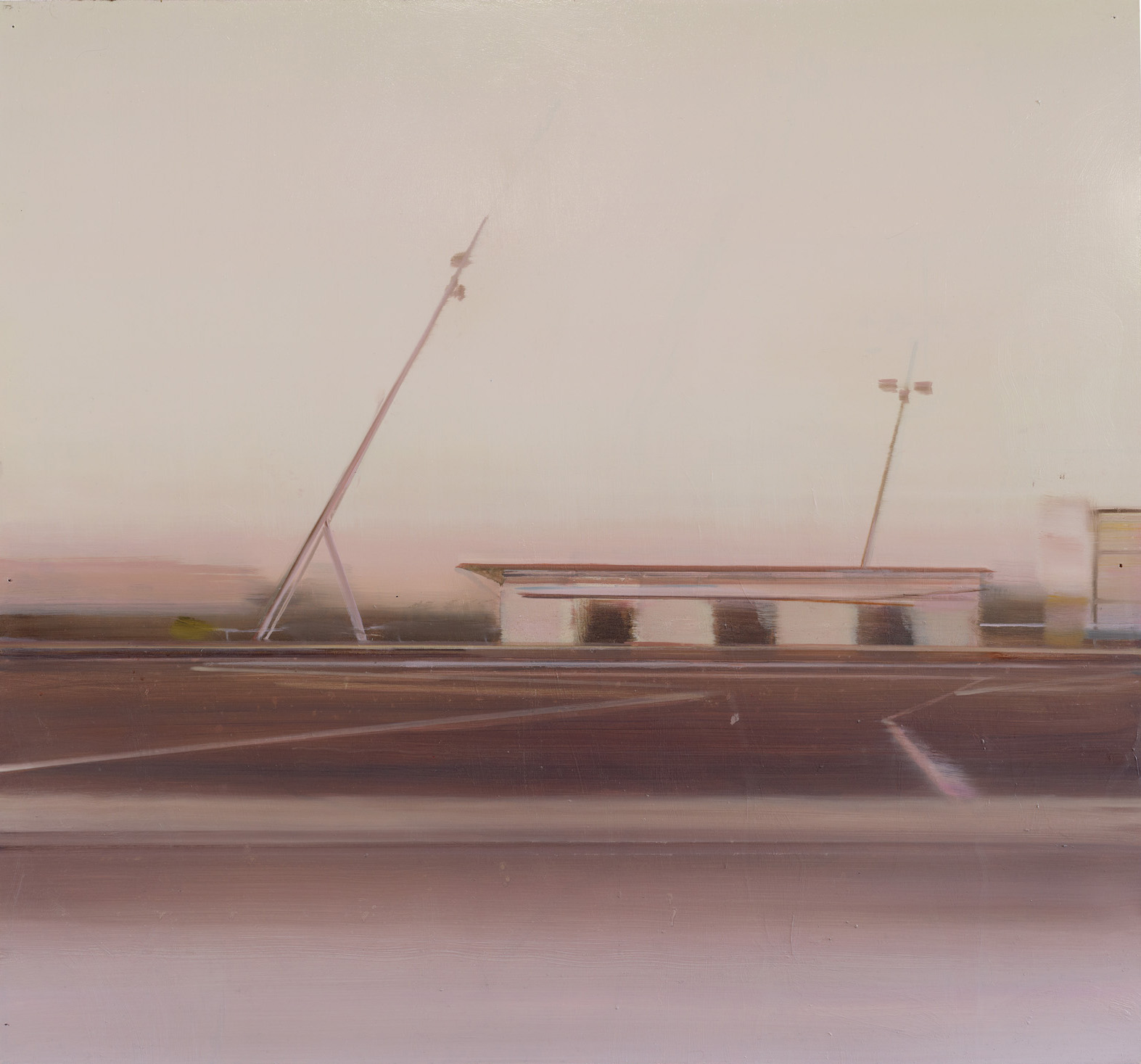 »Sportplatz« · 94 x 100 cm · Öl auf MDF · 2015
