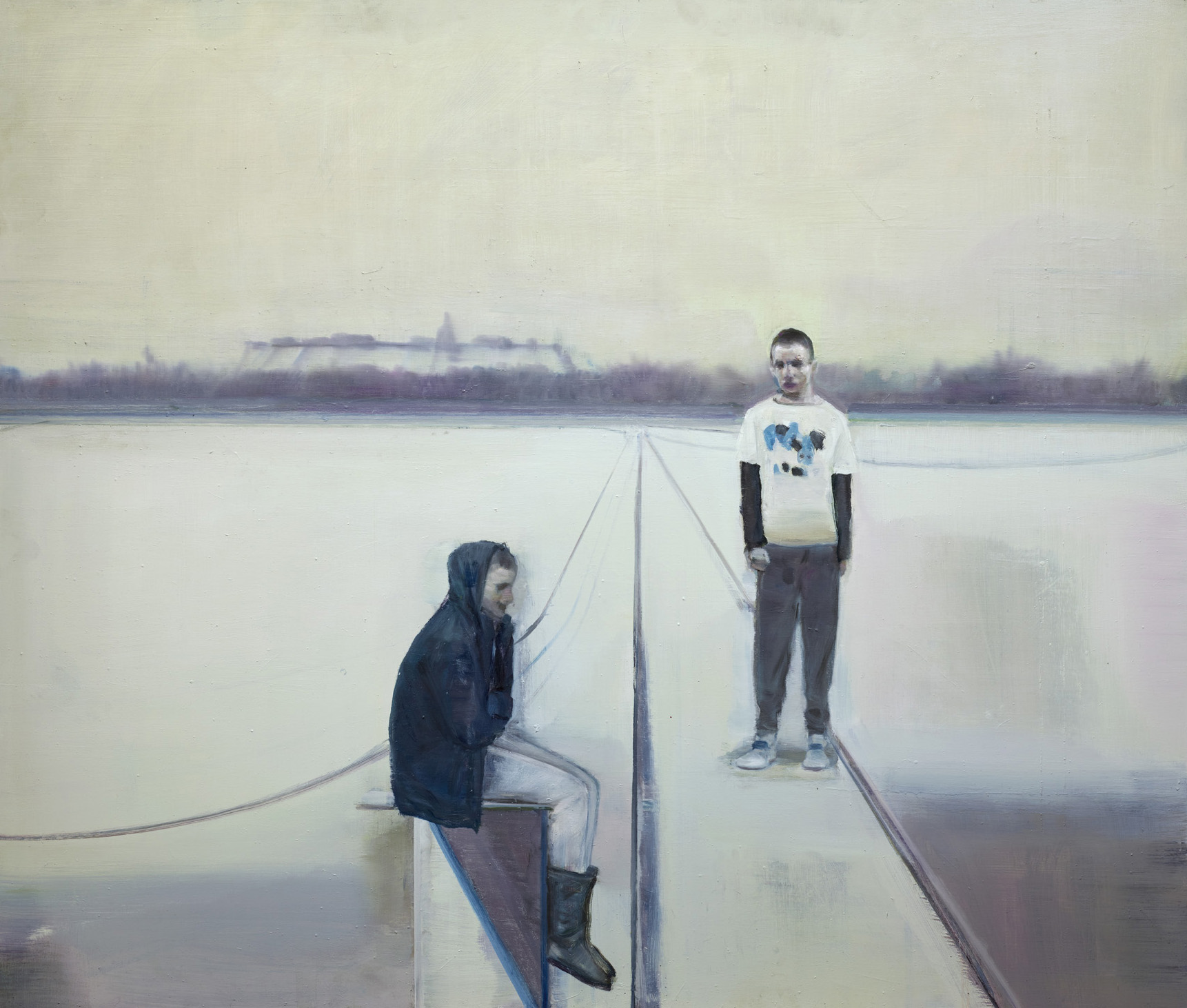 »Platz der Einheit« · 150 x 176 cm · Öl auf MDF · 2015