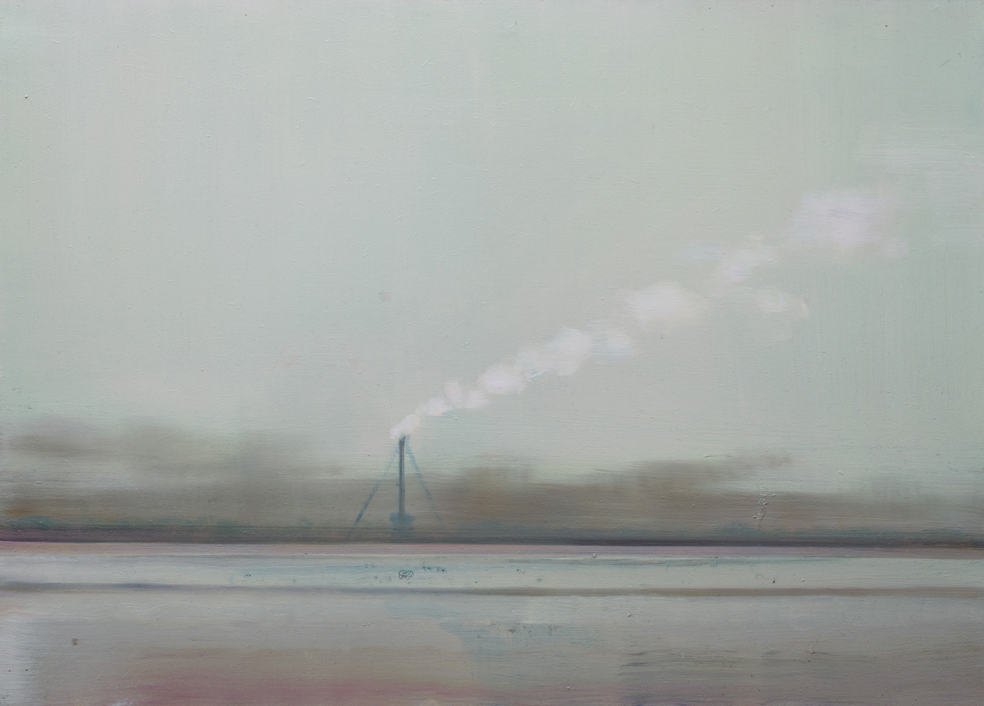 »Schornstein« · 50 x 70 cm · Öl auf MDF · 2015
