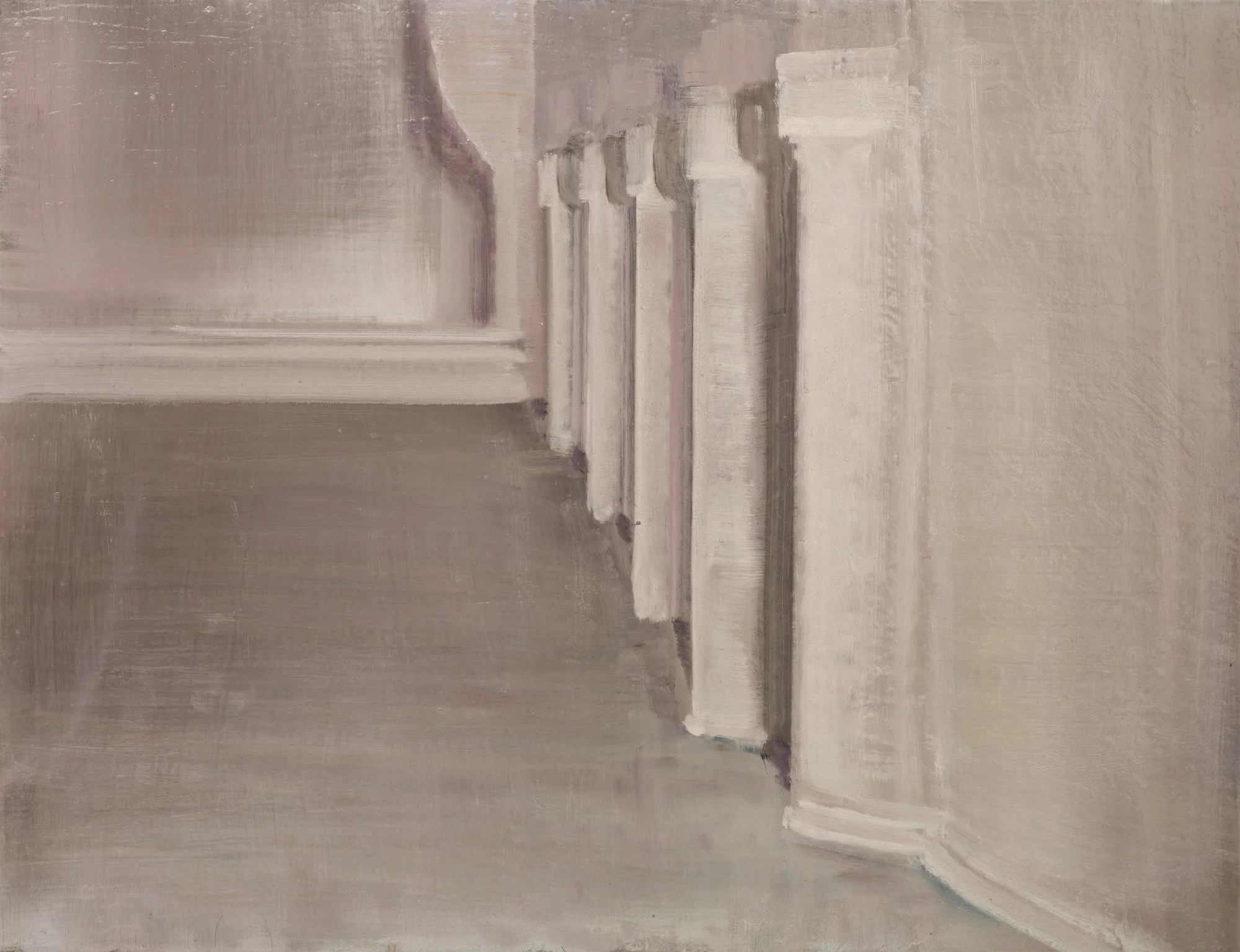»Foyer« · 50 x 65 cm / 19 2/3 x 25 2/3 in · oil on wood · 2016