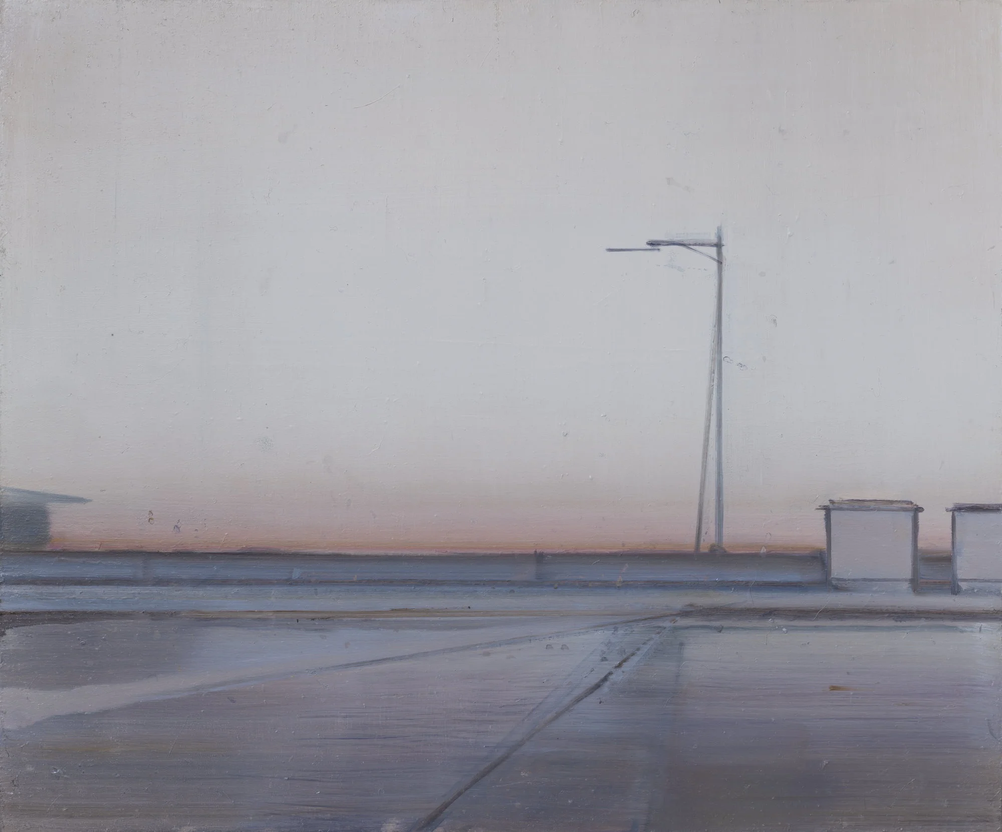 »Dammweg« · 50 x 60 cm · Öl auf Holz · 2018