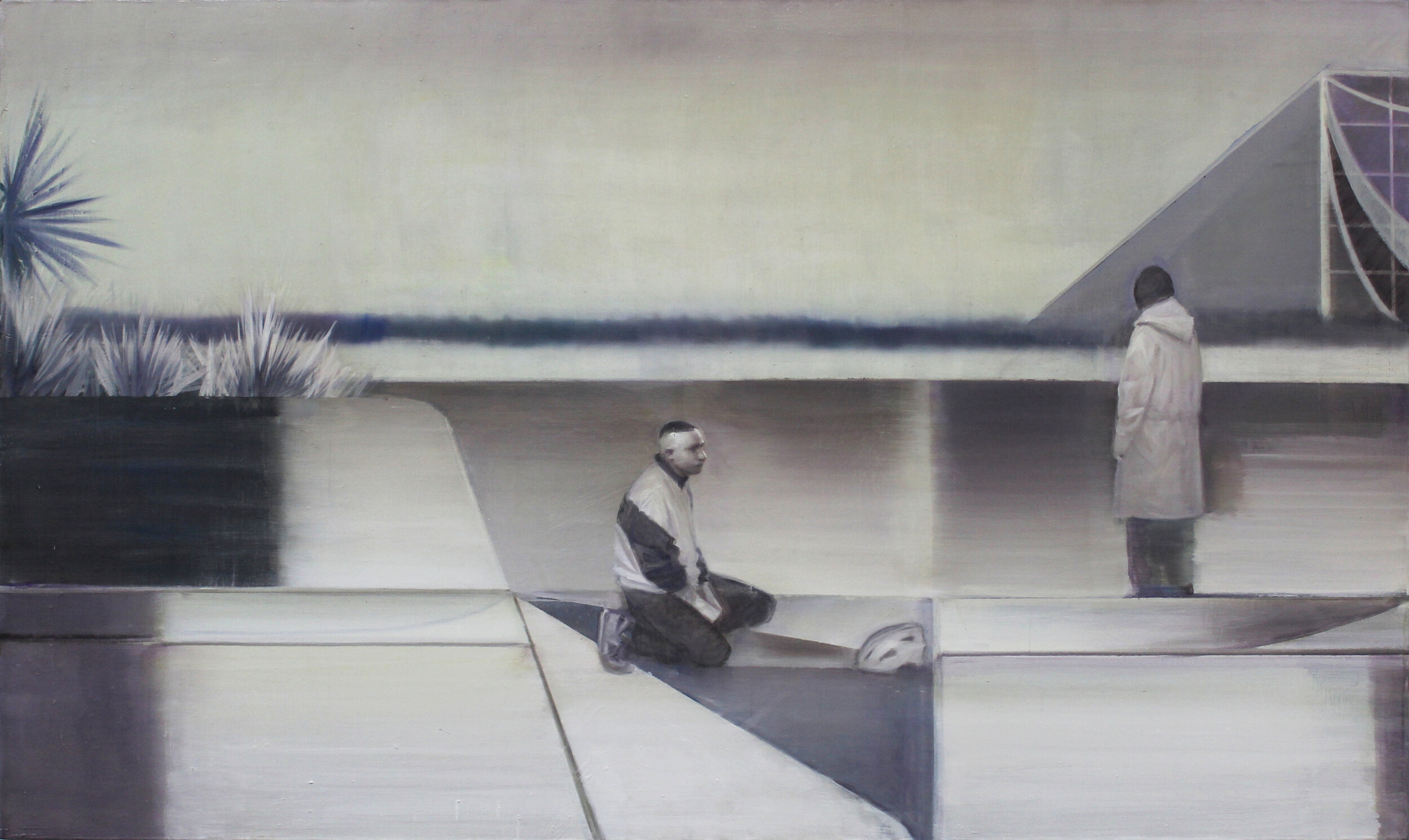 »Schwerin« · 150 x 250 cm · Öl auf Holz · 2020
