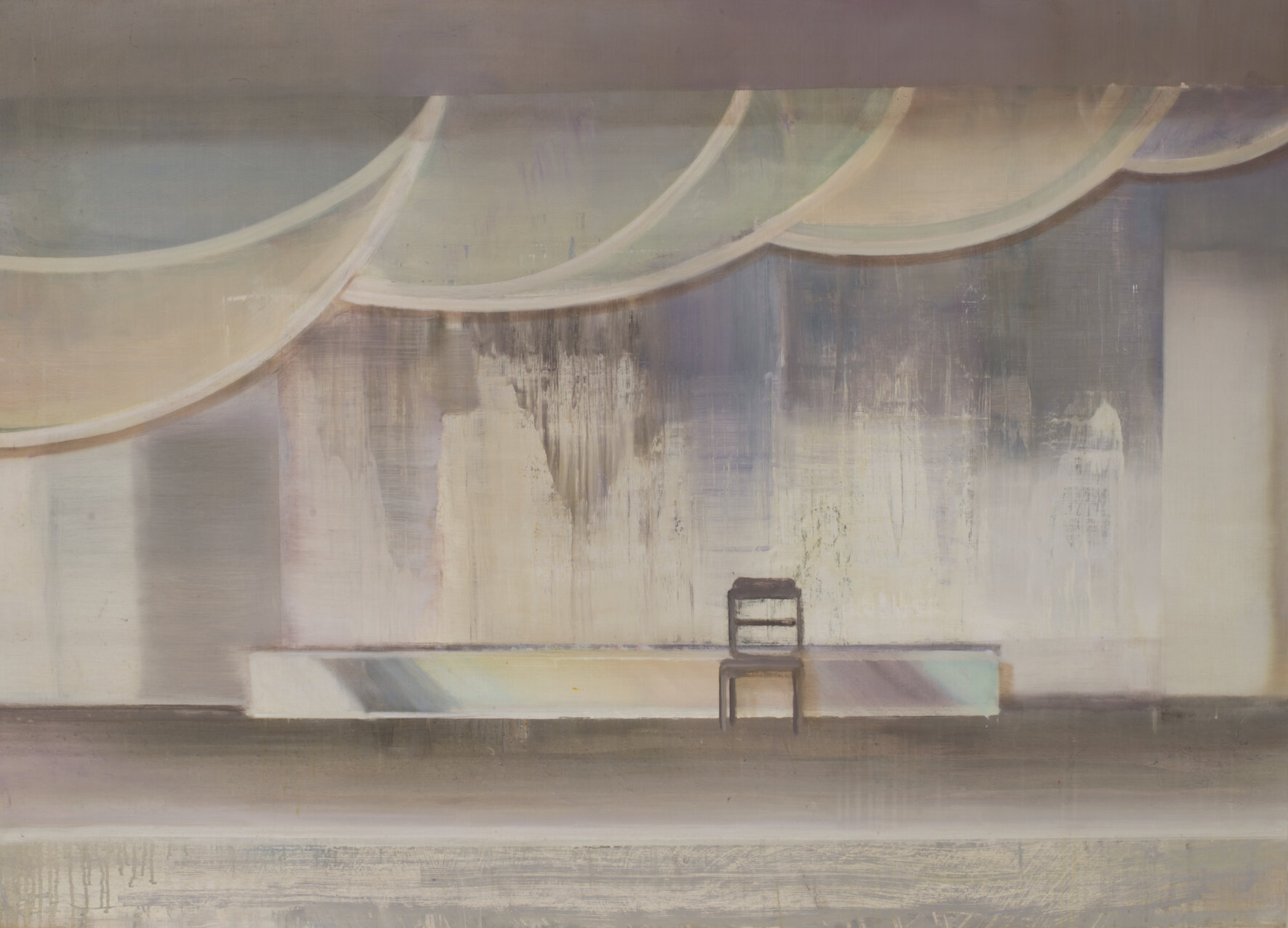 »Kulturhaus V« · 115 x 160 cm · Öl auf Holz · 2021