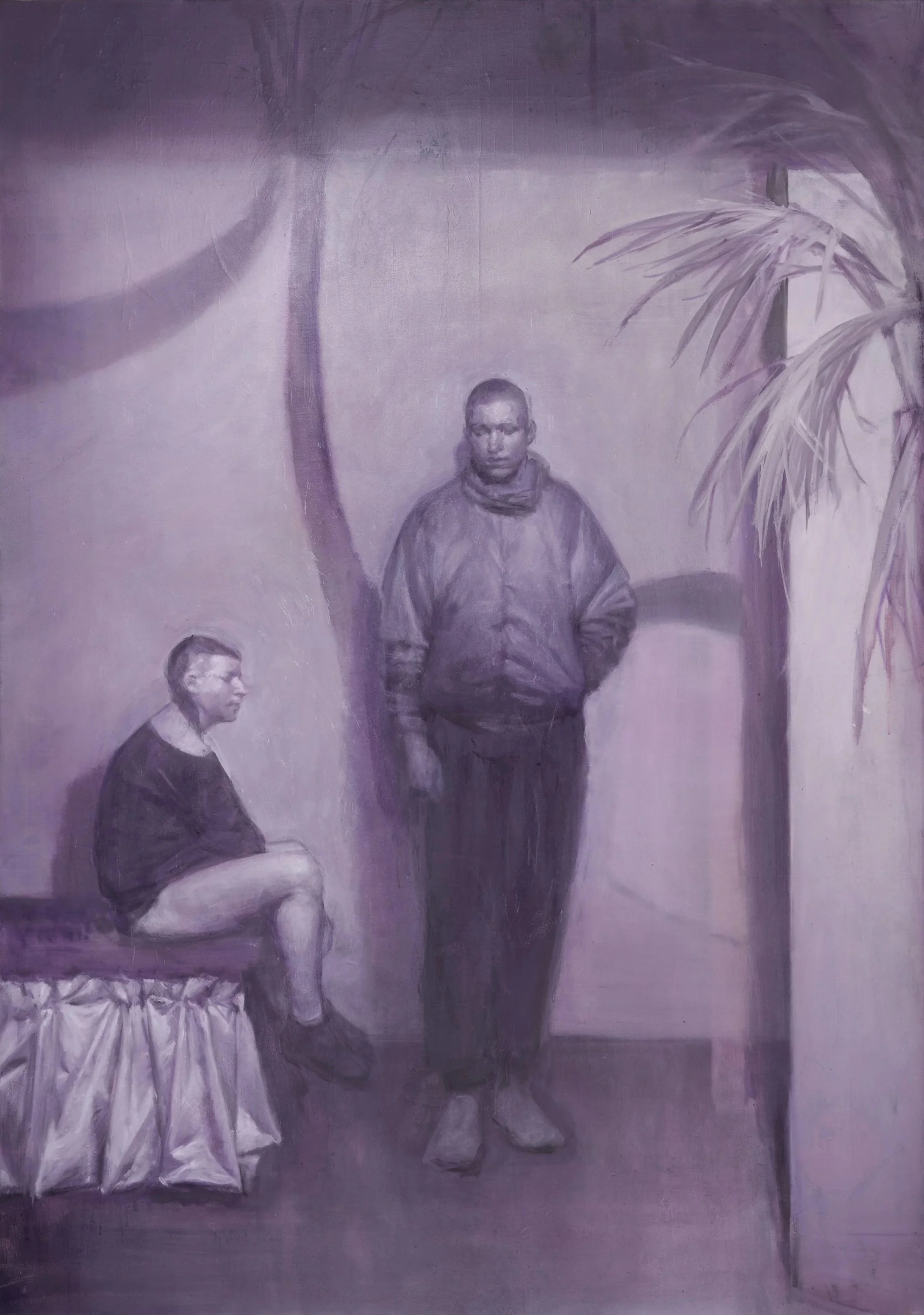 »Nachtbild« · 160 × 120cm · oil on canvas · 2025