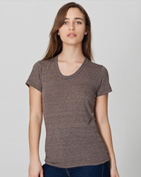 AMERICAN APPAREL TR301: 3.7 oz., tri-blend 50% polyester / 25% cotton / 25% rayon