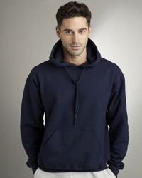 GILDAN 12500: 9.3 oz., soft feel 50% cotton / 50% dryblend polyester preshrunk yarn