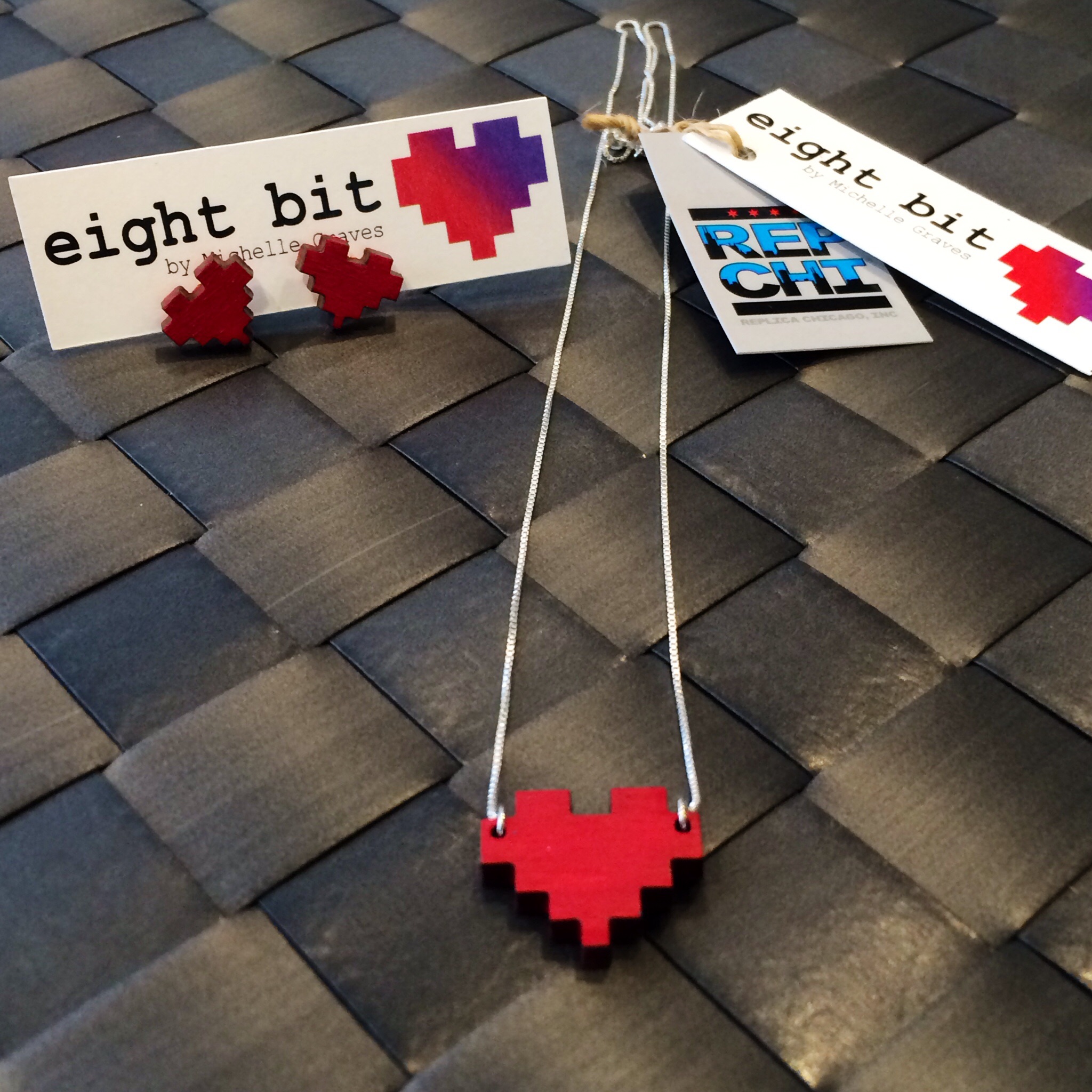 Eight Bit Hearts by our incredibly talented pal, Michelle Graves